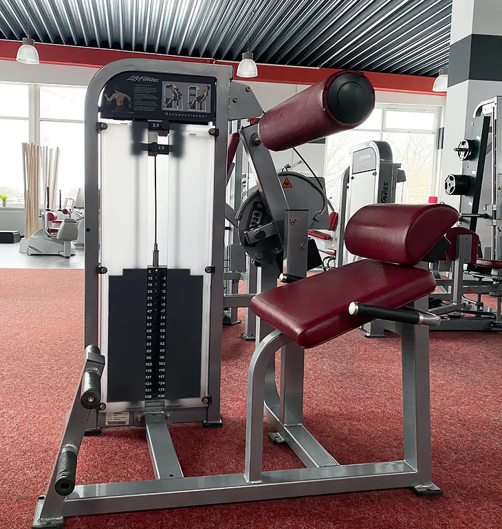 Life Fitness Pro2 und Hammer Strength - 15 Kraftgeräte im Set, Rahmen Silber, gebraucht - überholter Zustand - Image 26