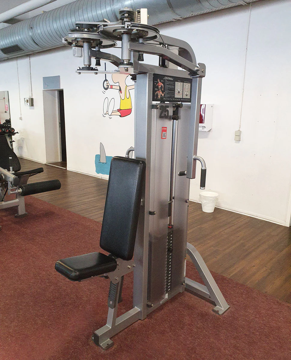 Life Fitness Pro2 und Hammer Strength - 15 Kraftgeräte im Set, Rahmen Silber, gebraucht - überholter Zustand - Image 5
