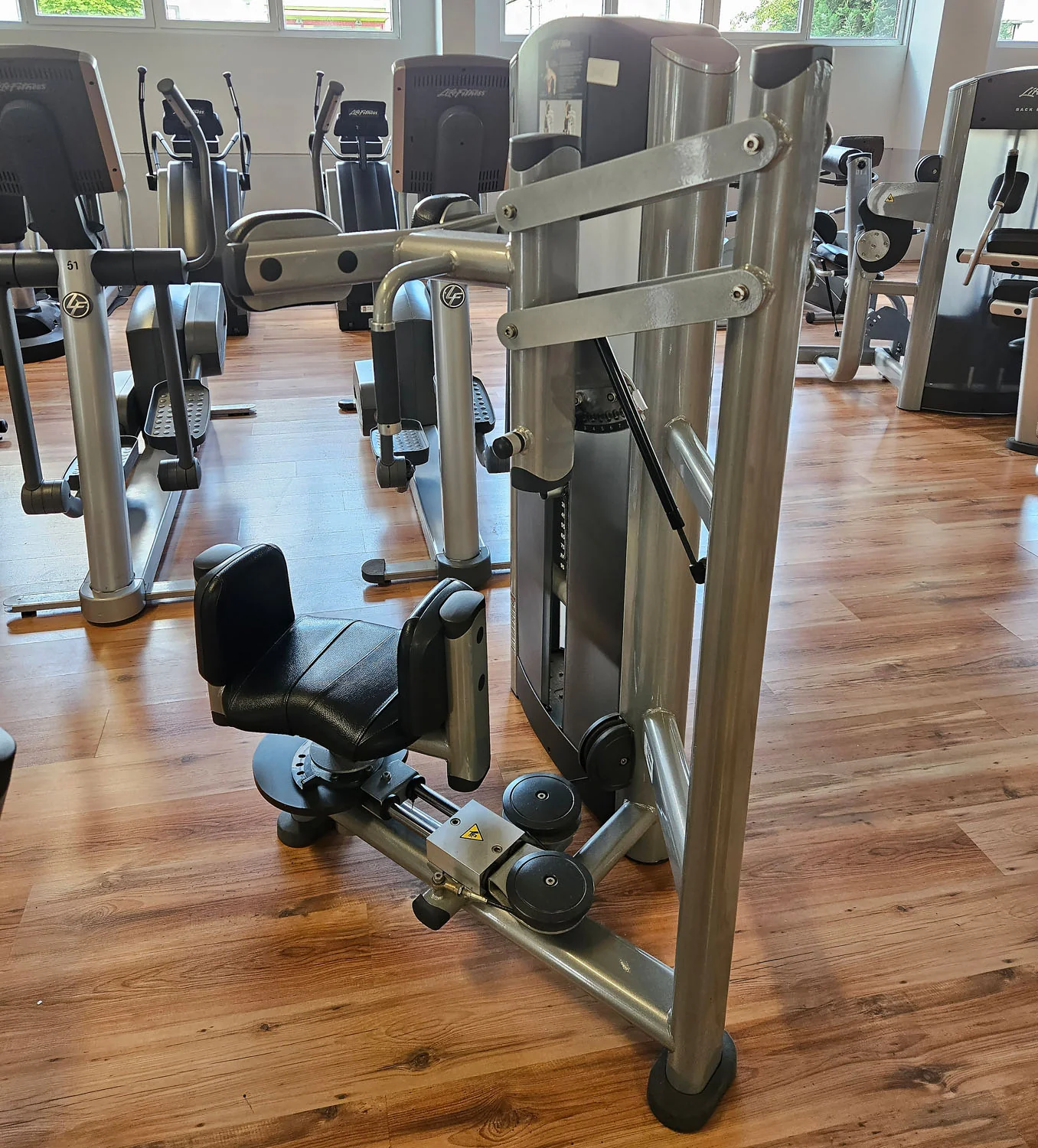 Life Fitness Rotationsmaschine, Rotary Torso Twister, Rumpfdrehung Rotator, Signature Series, Rahmenfarbe Silber, gebraucht - überholter Zustand - Image 2