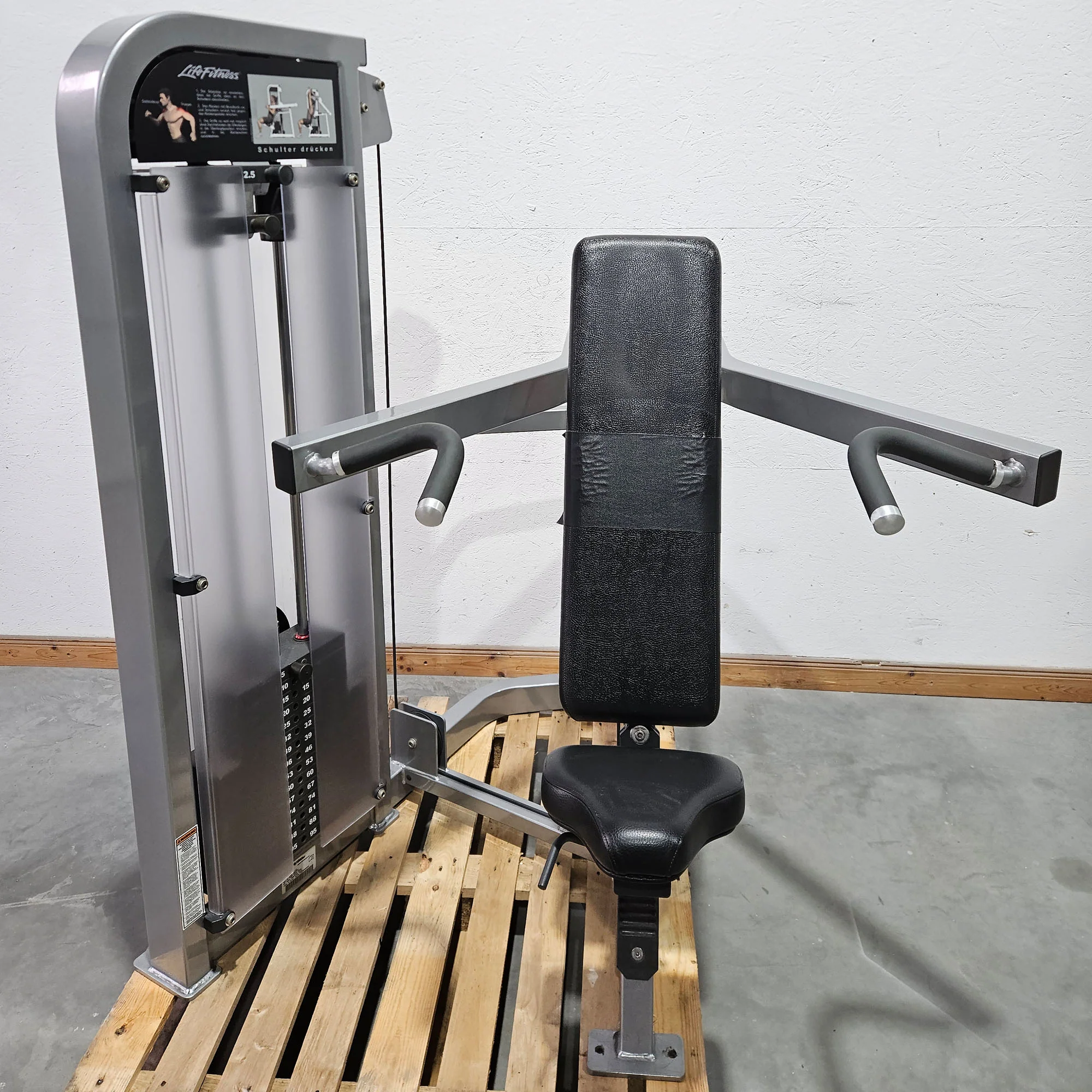 Life Fitness Set 19 Kraftgeräte, Signature und Pro2 Serie, Rahmen Silber, Polster Schwarz, gebraucht - überholter Zustand - Image 10