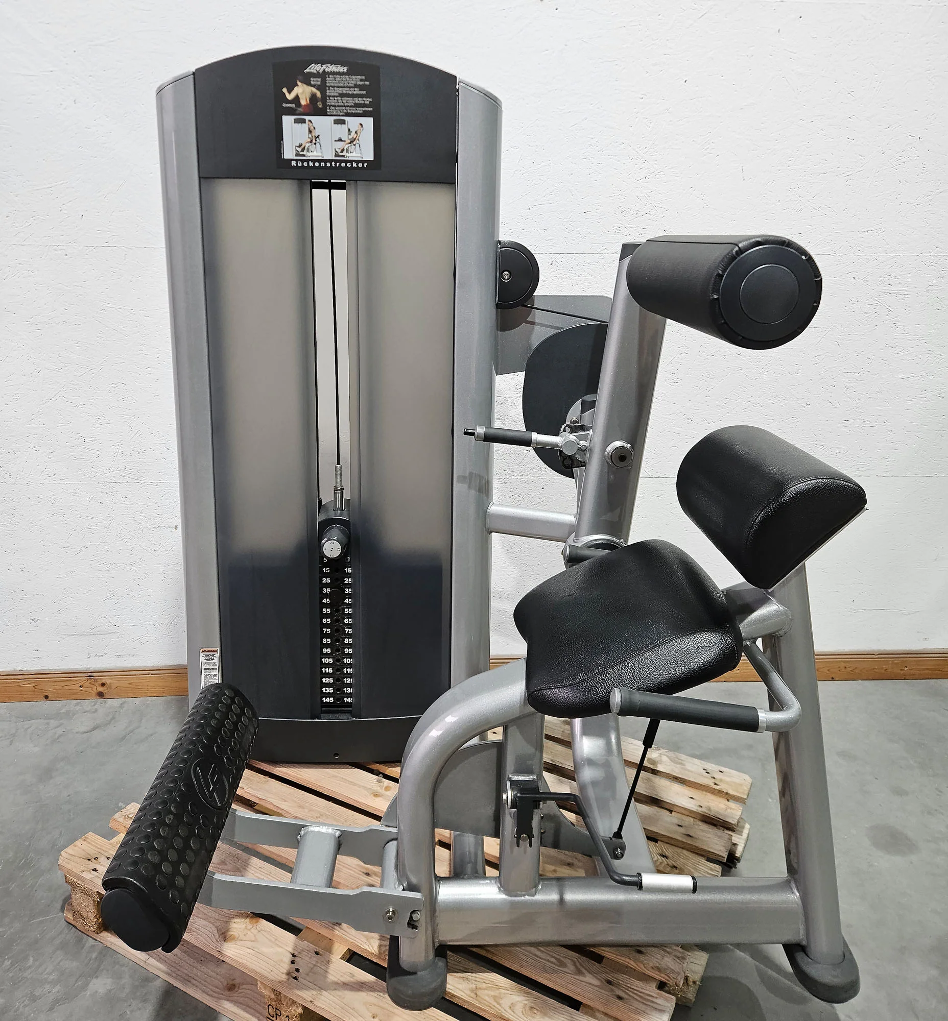 Life Fitness Set 19 Kraftgeräte, Signature und Pro2 Serie, Rahmen Silber, Polster Schwarz, gebraucht - überholter Zustand - Image 17