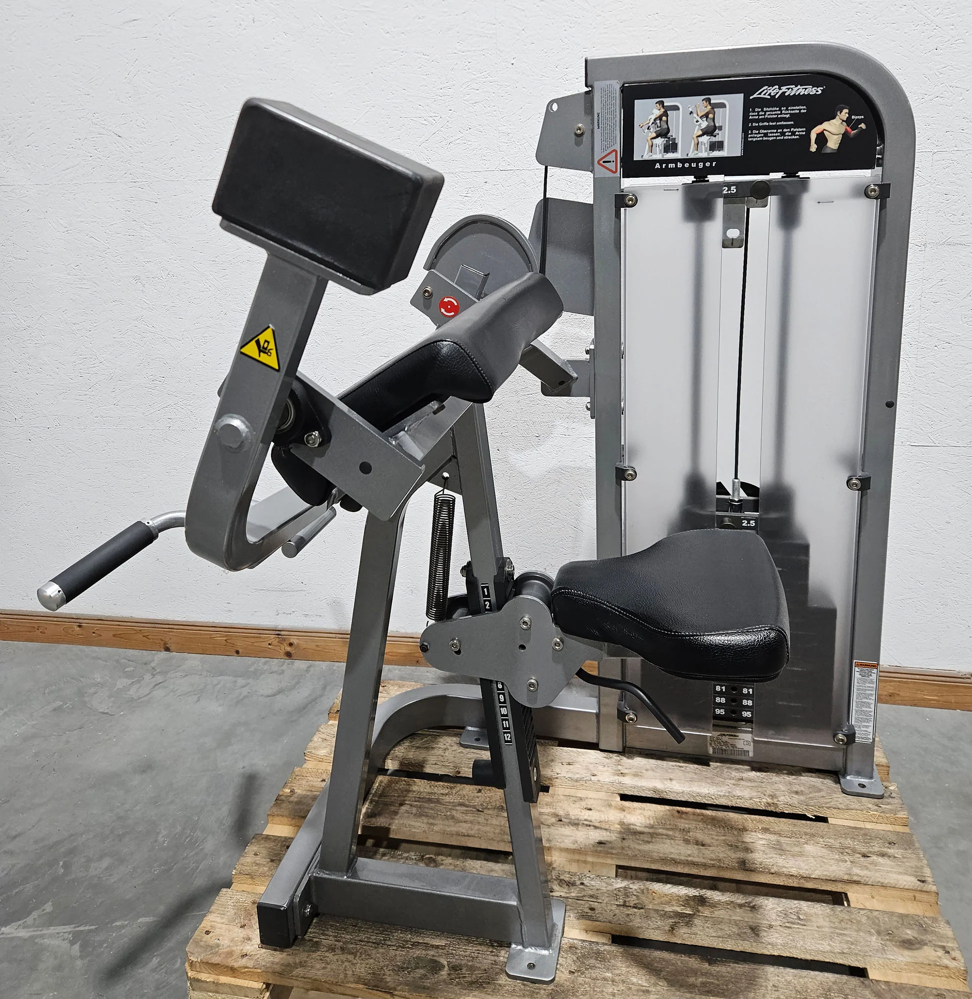 Life Fitness Set 19 Kraftgeräte, Signature und Pro2 Serie, Rahmen Silber, Polster Schwarz, gebraucht - überholter Zustand - Image 23