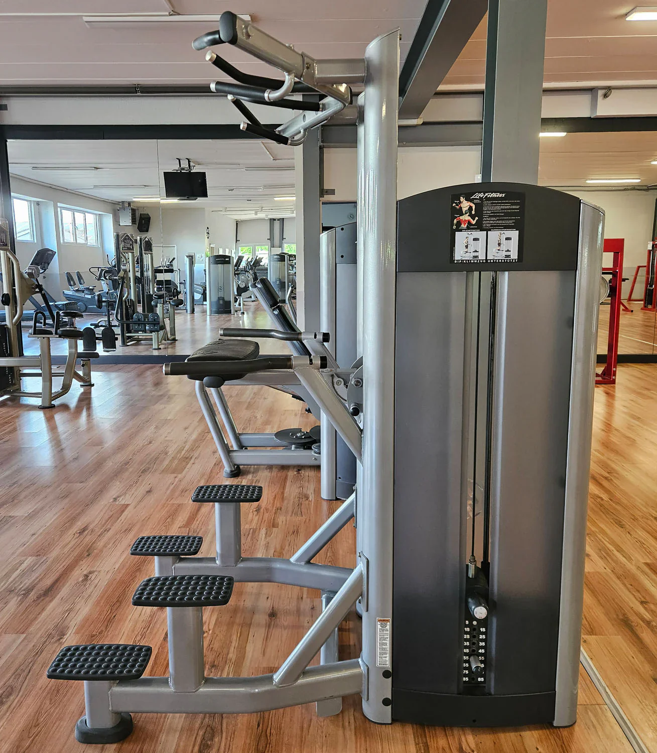 Life Fitness Set 19 Kraftgeräte, Signature und Pro2 Serie, Rahmen Silber, Polster Schwarz, gebraucht - überholter Zustand - Image 7