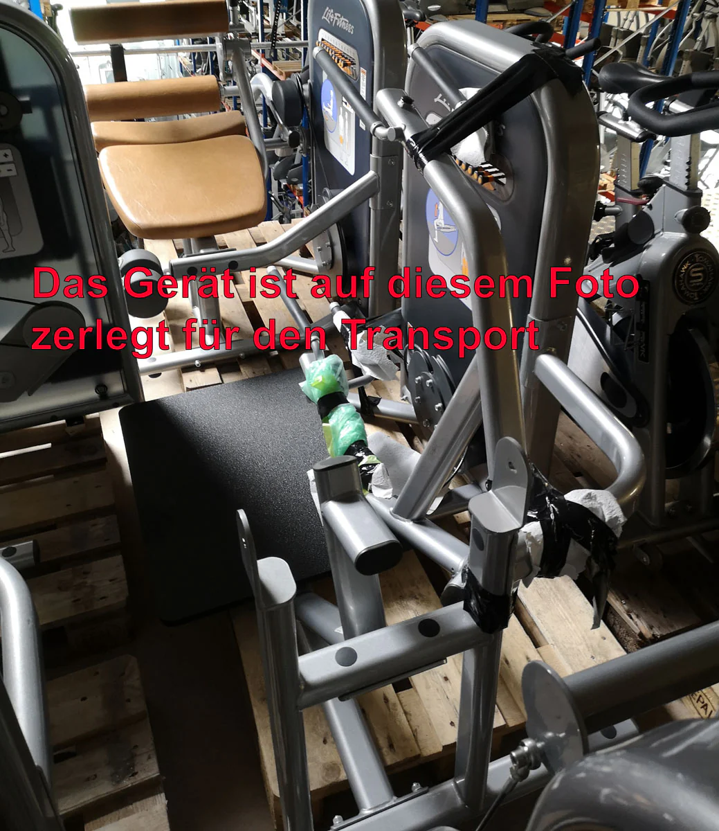 Life Fitness Zirkel mit 8 Fitnessgeräten, Circuit Series Set, Polster Rot, gebraucht - überholter Zustand - Image 8