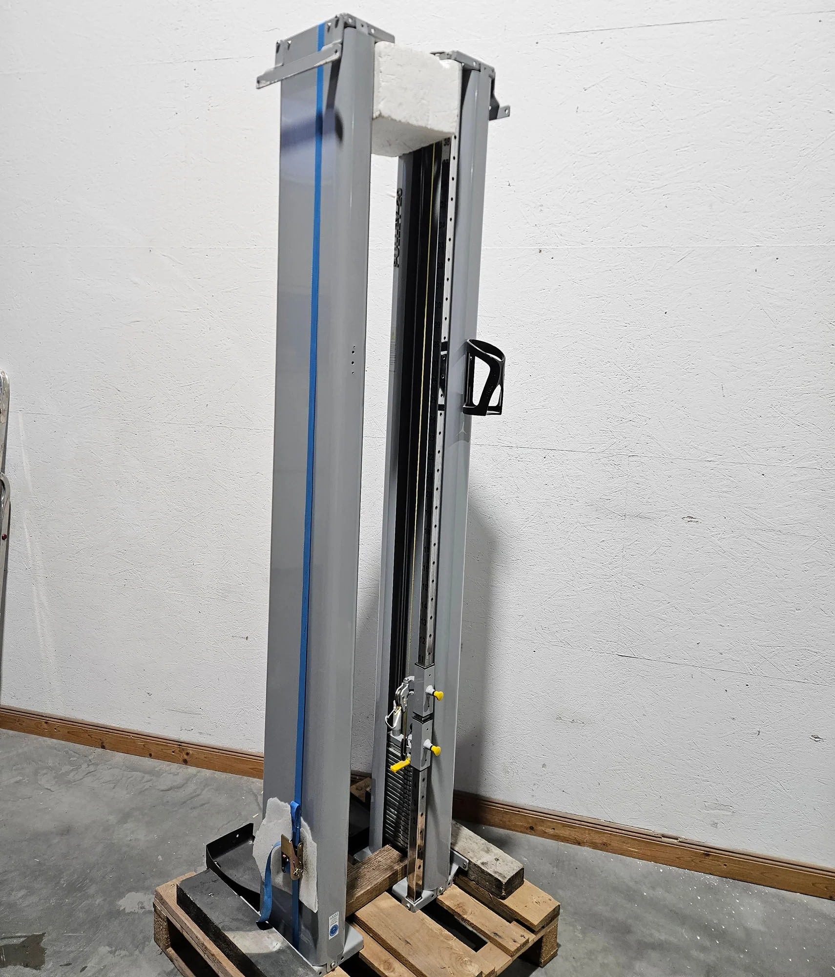 Lojer Seilzugapparat Pulley 20, Wandmontage, 2 Stück im Set, Höhenverstellbarer Kabelzug mit 20kg Gewichtsblock, Farbe Silber - gebraucht - geprüfter Zustand - Image 2