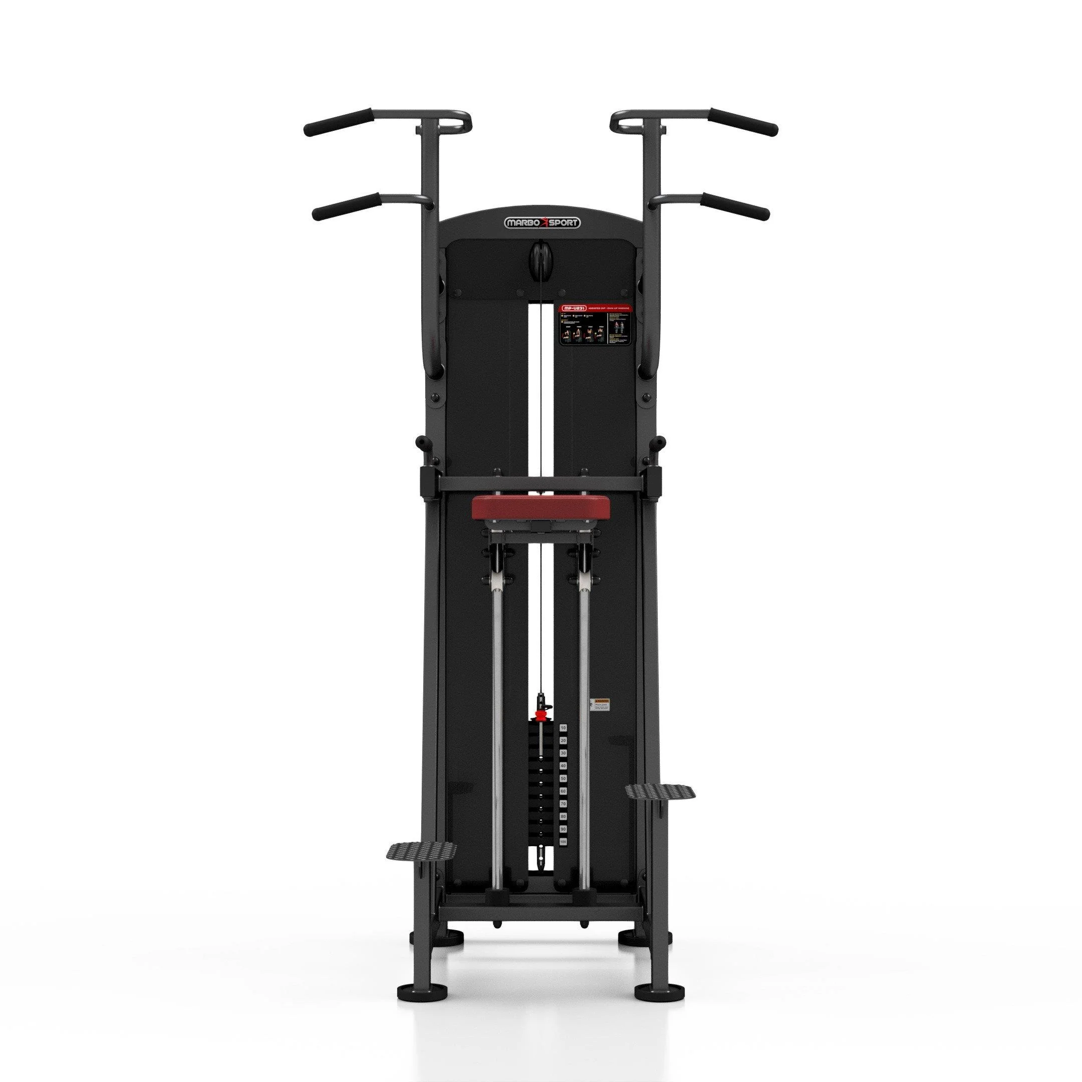 Marbo Sport Klimmzug Dip Maschine mit Unterstützung MP-U231 - Image 2