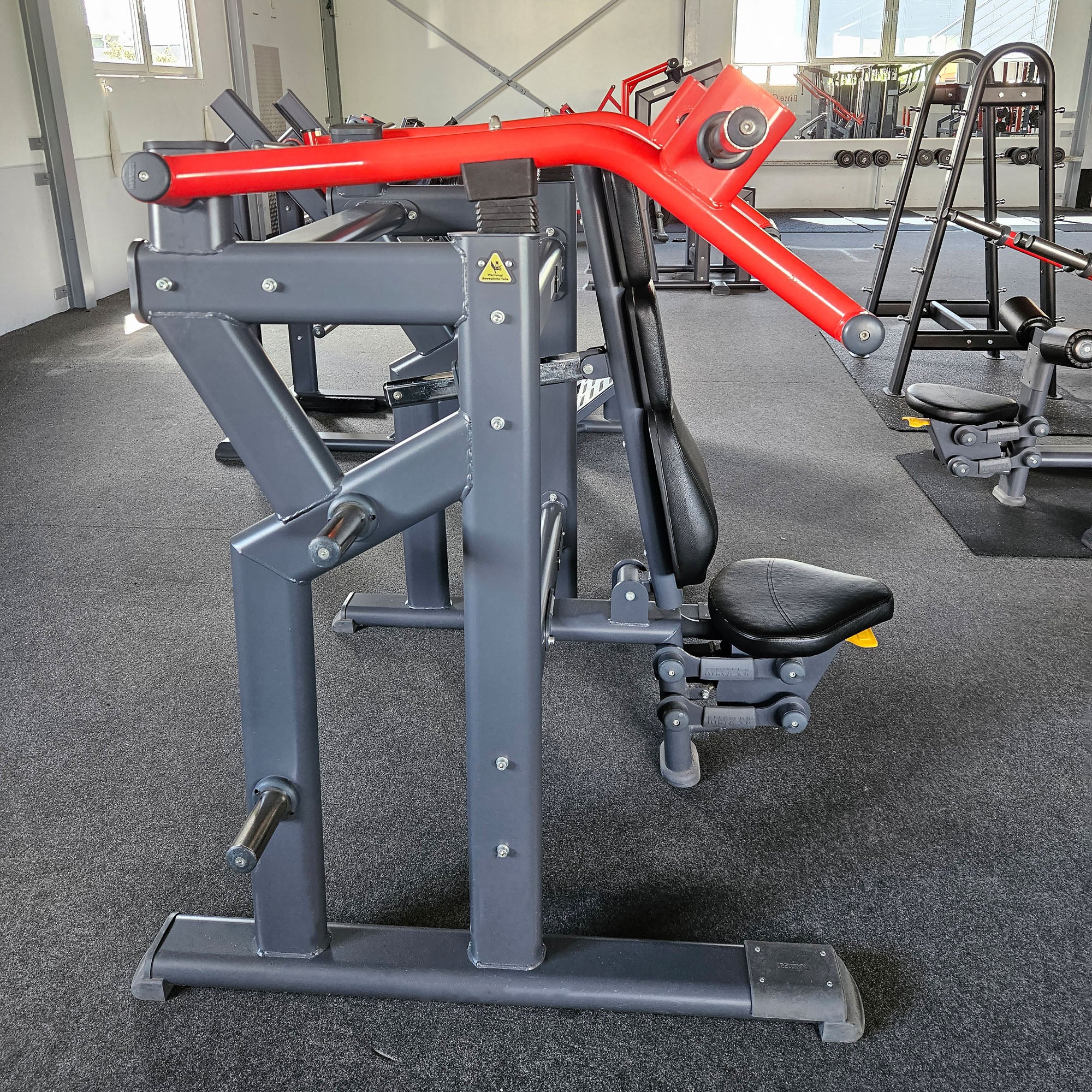 Master Sport Plate loaded Set, 10 Kraftgeräte, Farbe Schwarz und Rot, gebraucht - geprüfter Zustand - Image 14