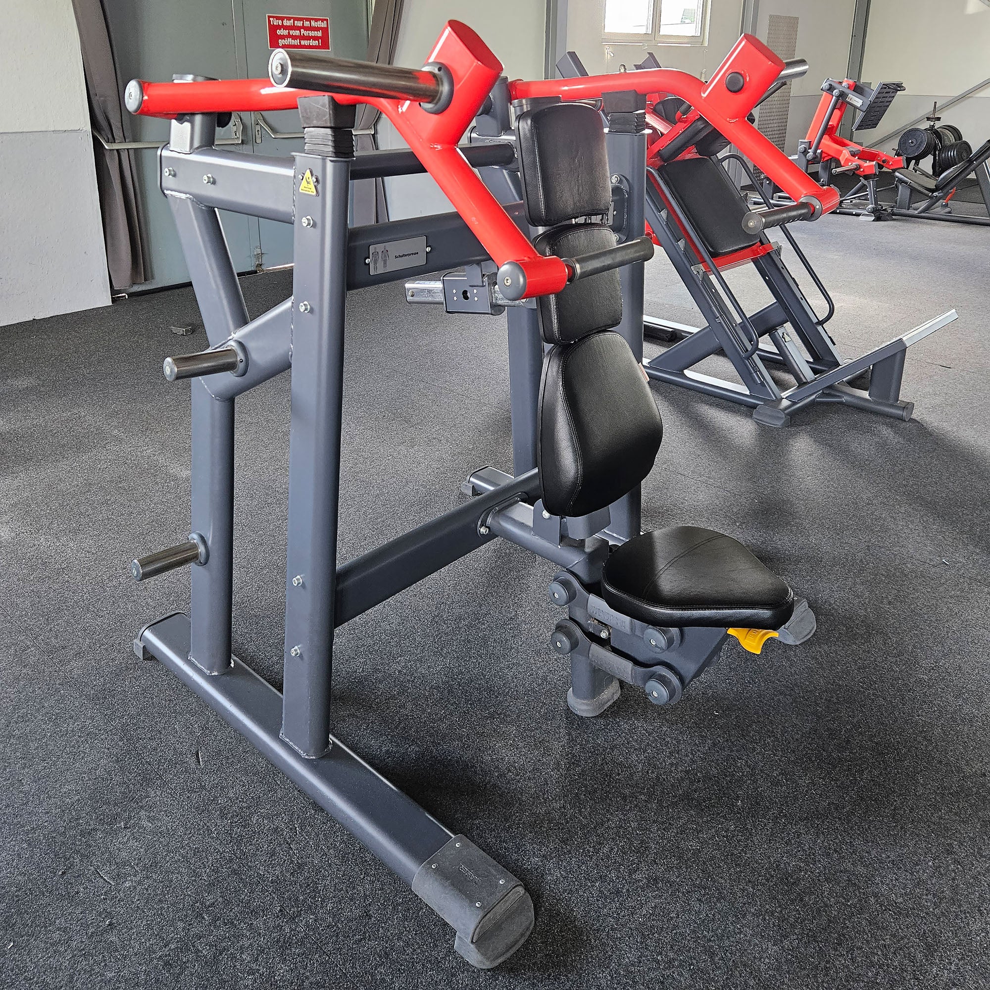 Master Sport Plate loaded Set, 10 Kraftgeräte, Farbe Schwarz und Rot, gebraucht - geprüfter Zustand - Image 15