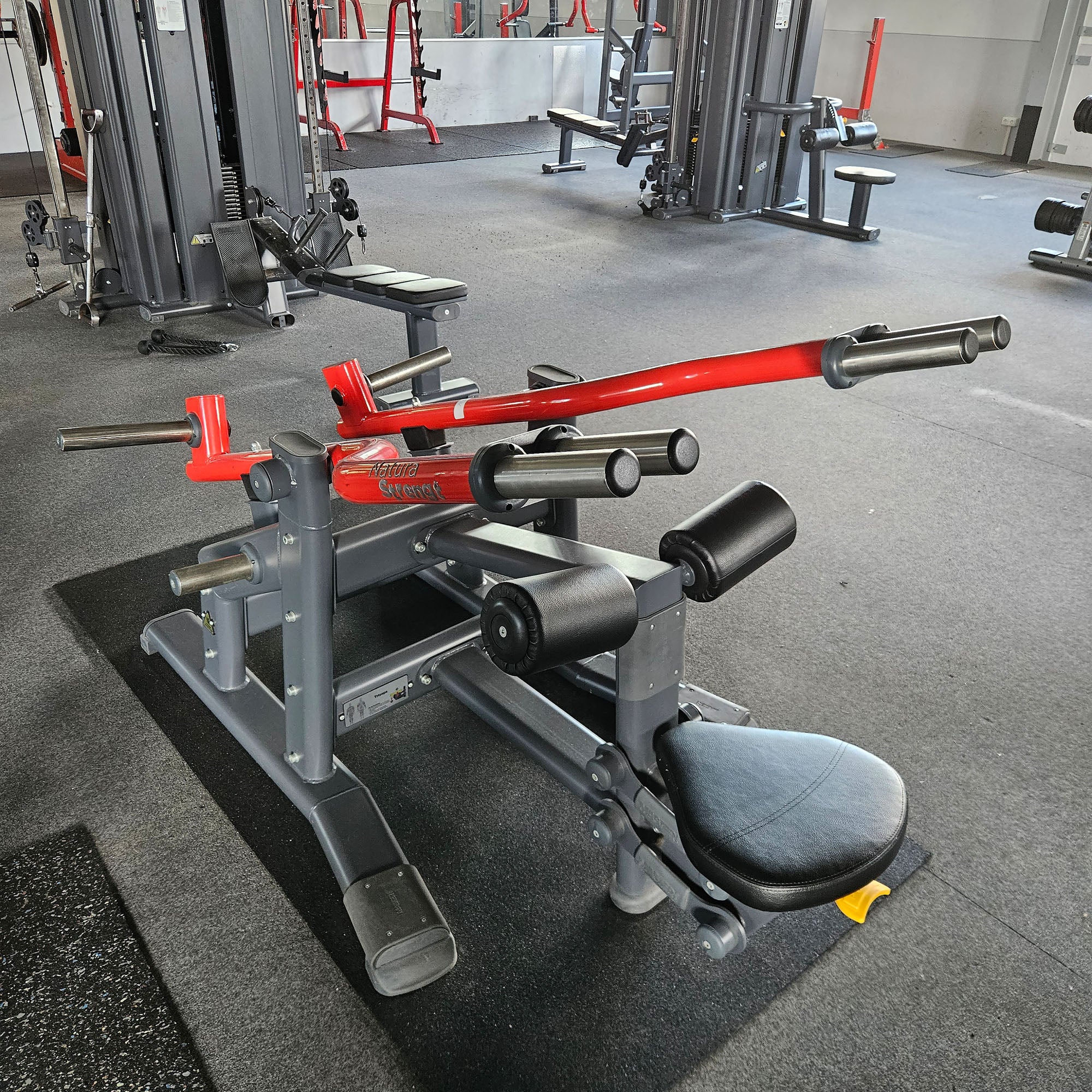 Master Sport Plate loaded Set, 10 Kraftgeräte, Farbe Schwarz und Rot, gebraucht - geprüfter Zustand - Image 23