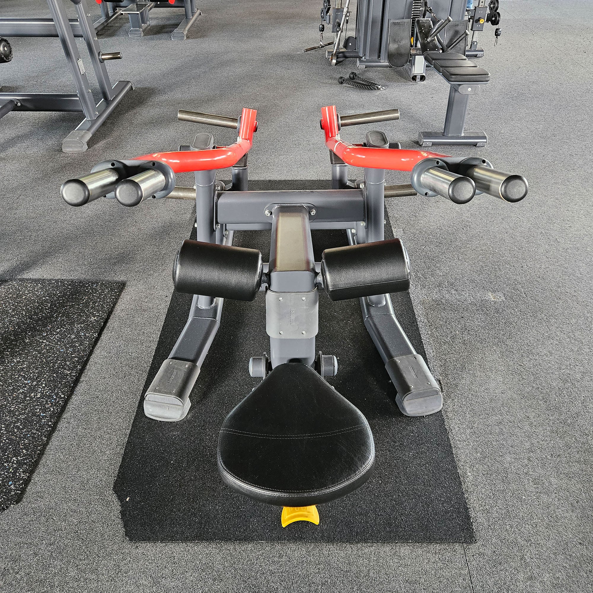 Master Sport Plate loaded Set, 10 Kraftgeräte, Farbe Schwarz und Rot, gebraucht - geprüfter Zustand - Image 24