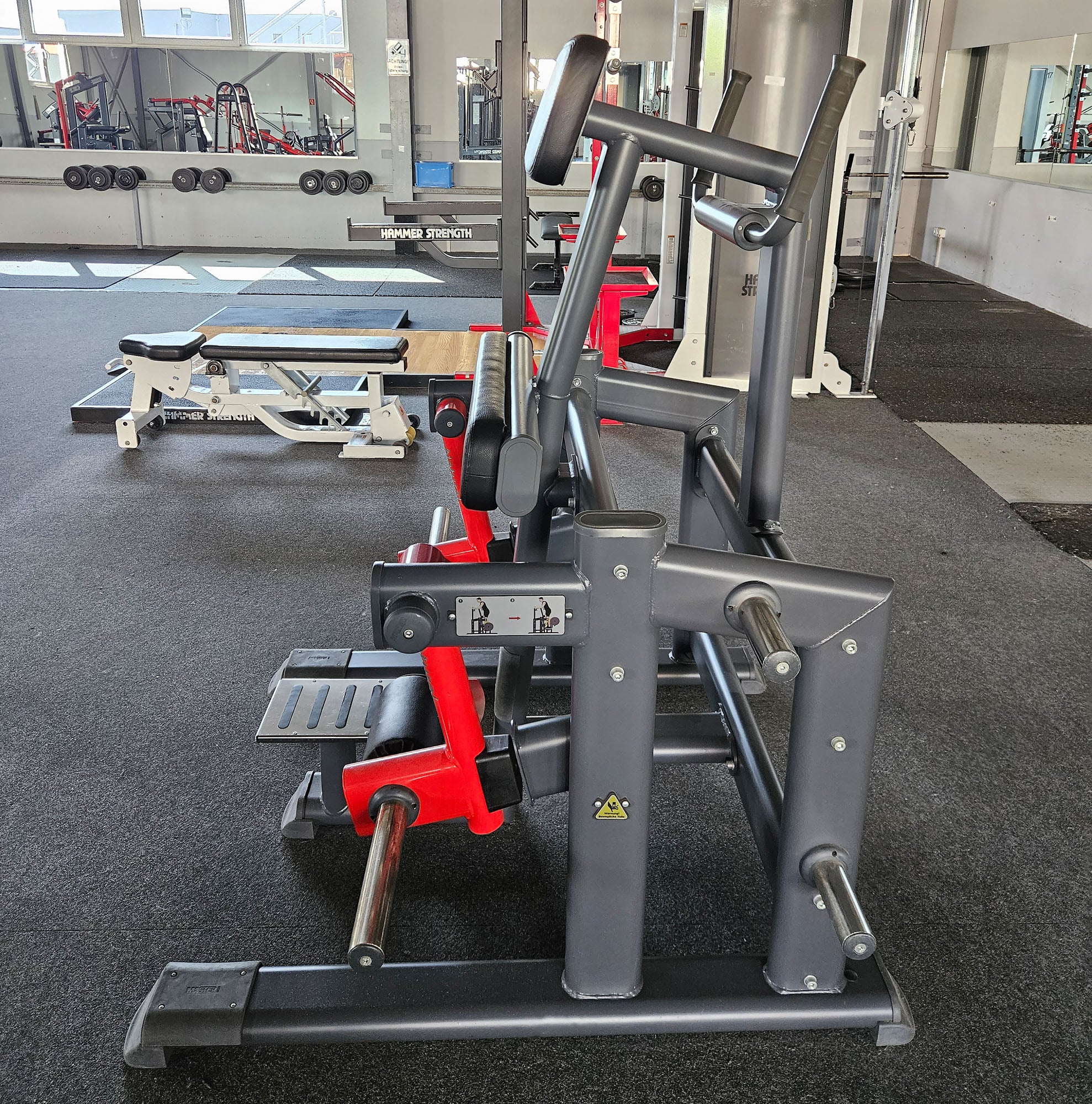 Master Sport Plate loaded Set, 10 Kraftgeräte, Farbe Schwarz und Rot, gebraucht - geprüfter Zustand - Image 34