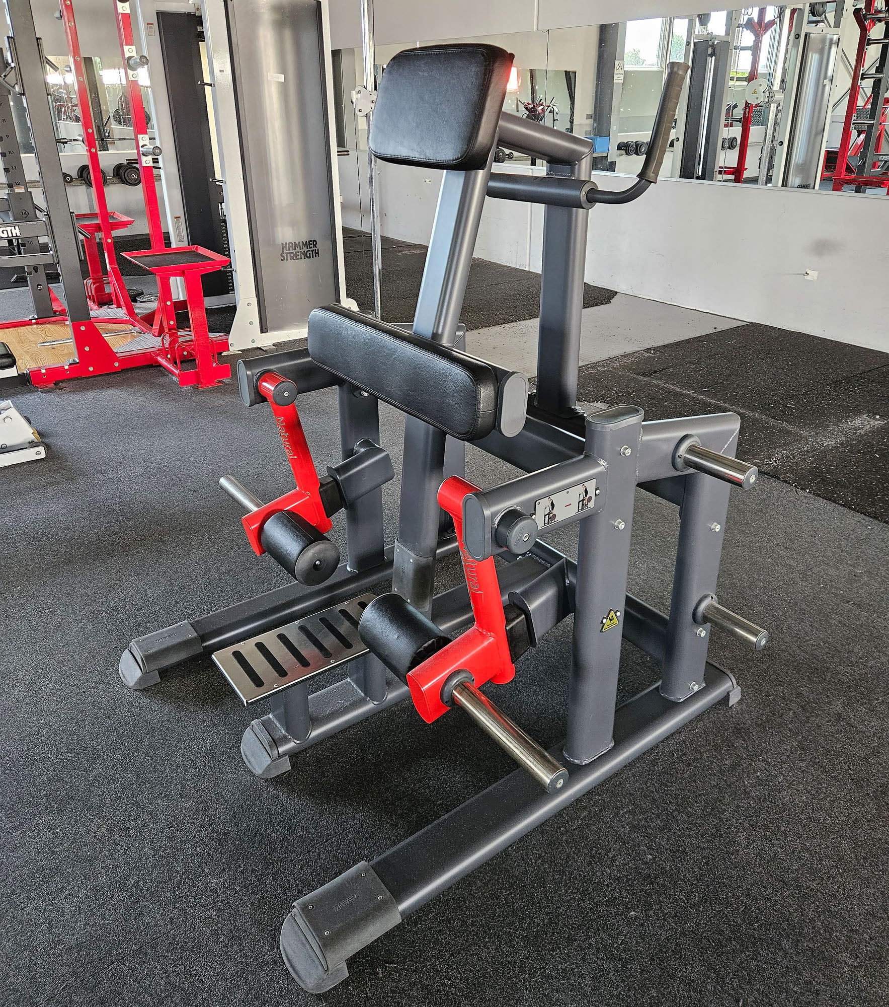 Master Sport Plate loaded Set, 10 Kraftgeräte, Farbe Schwarz und Rot, gebraucht - geprüfter Zustand - Image 35