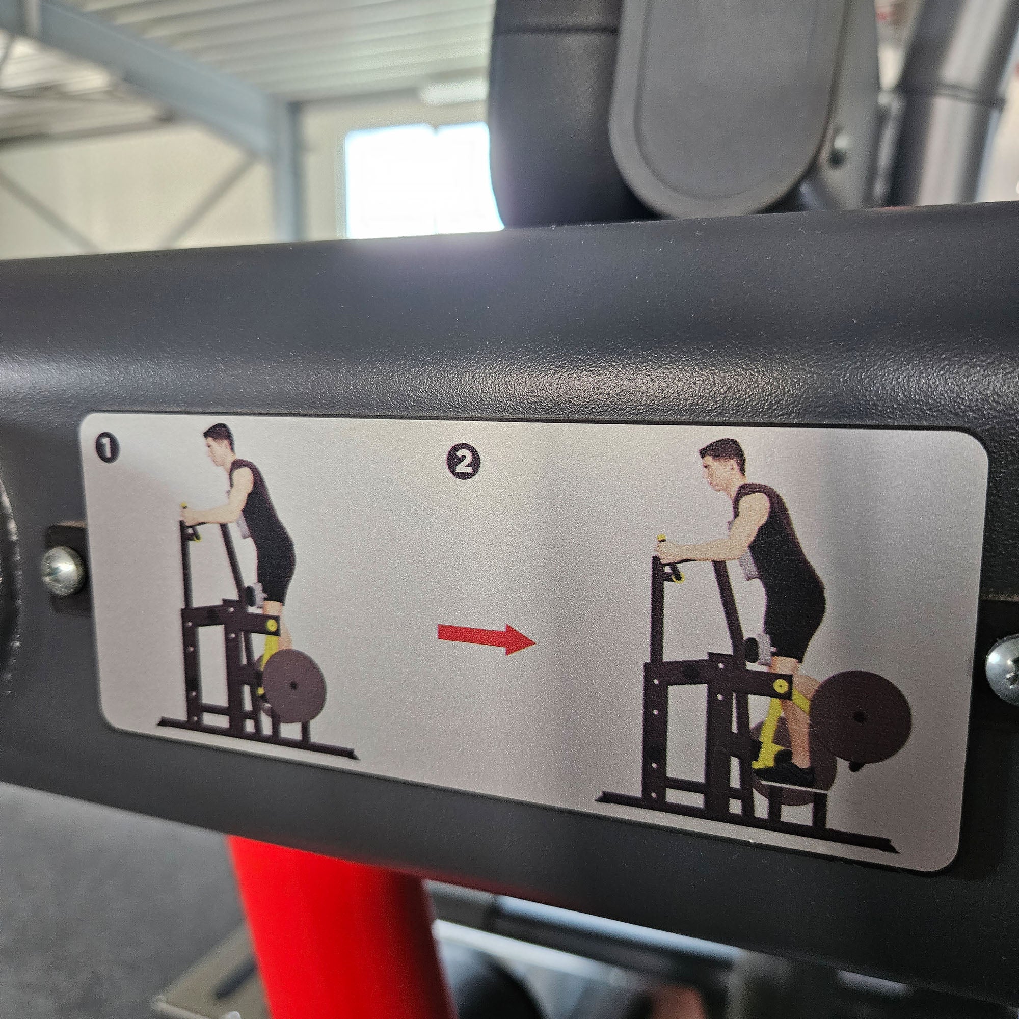 Master Sport Plate loaded Set, 10 Kraftgeräte, Farbe Schwarz und Rot, gebraucht - geprüfter Zustand - Image 37