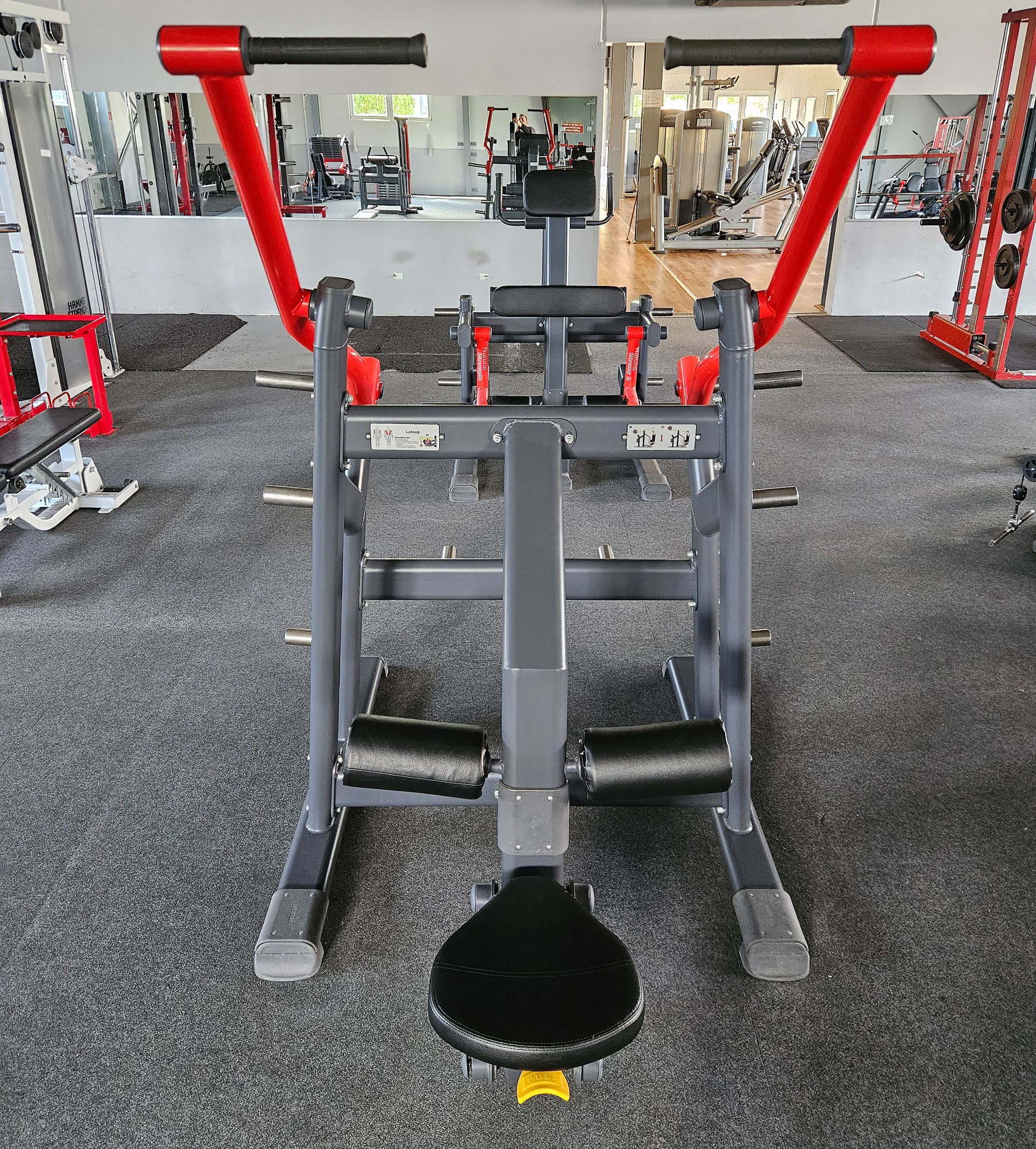 Master Sport Plate loaded Set, 10 Kraftgeräte, Farbe Schwarz und Rot, gebraucht - geprüfter Zustand - Image 4