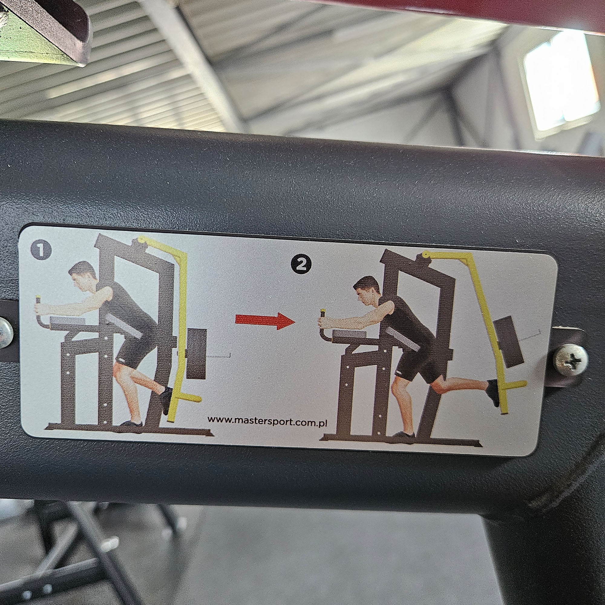 Master Sport Plate loaded Set, 10 Kraftgeräte, Farbe Schwarz und Rot, gebraucht - geprüfter Zustand - Image 41