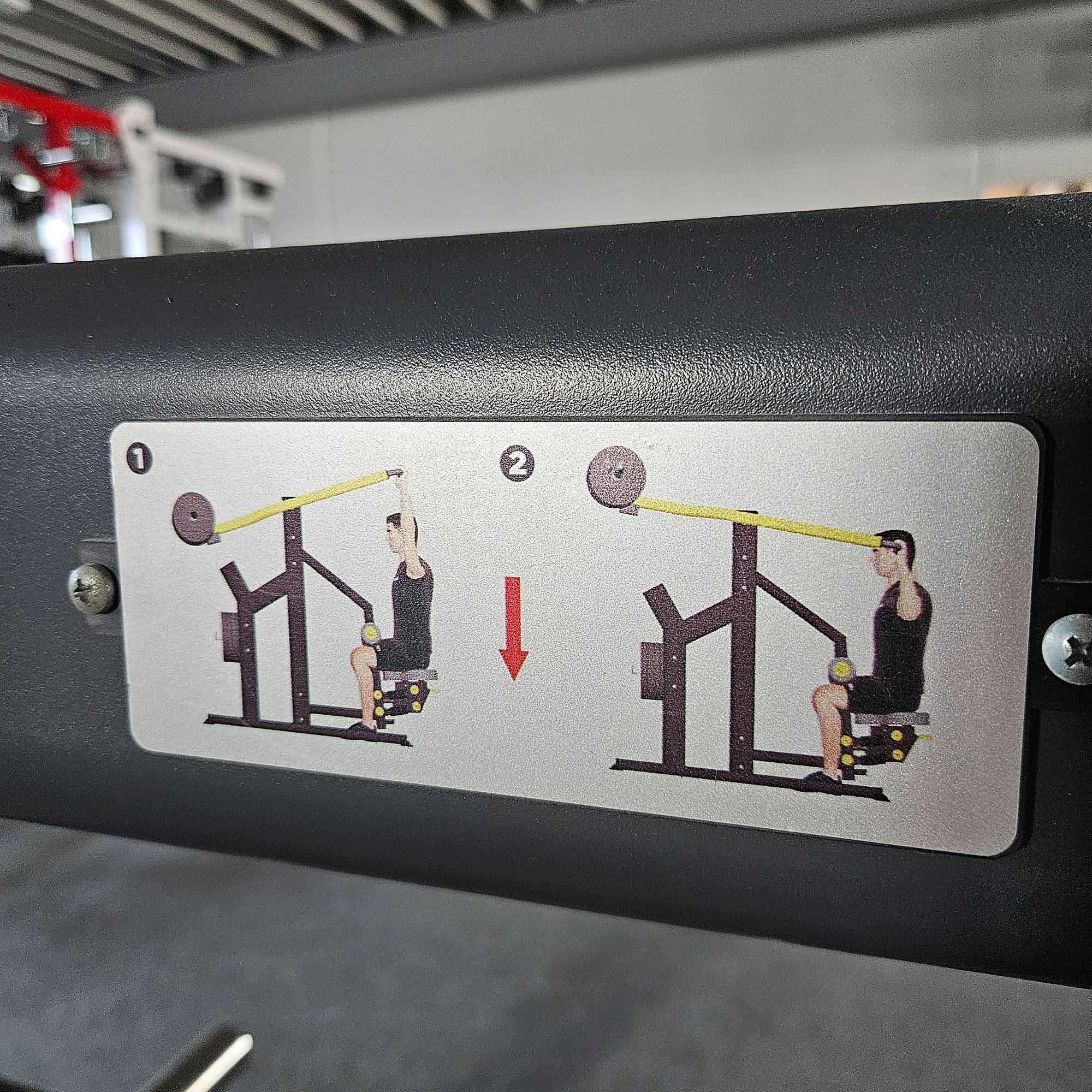 Master Sport Plate loaded Set, 10 Kraftgeräte, Farbe Schwarz und Rot, gebraucht - geprüfter Zustand - Image 5