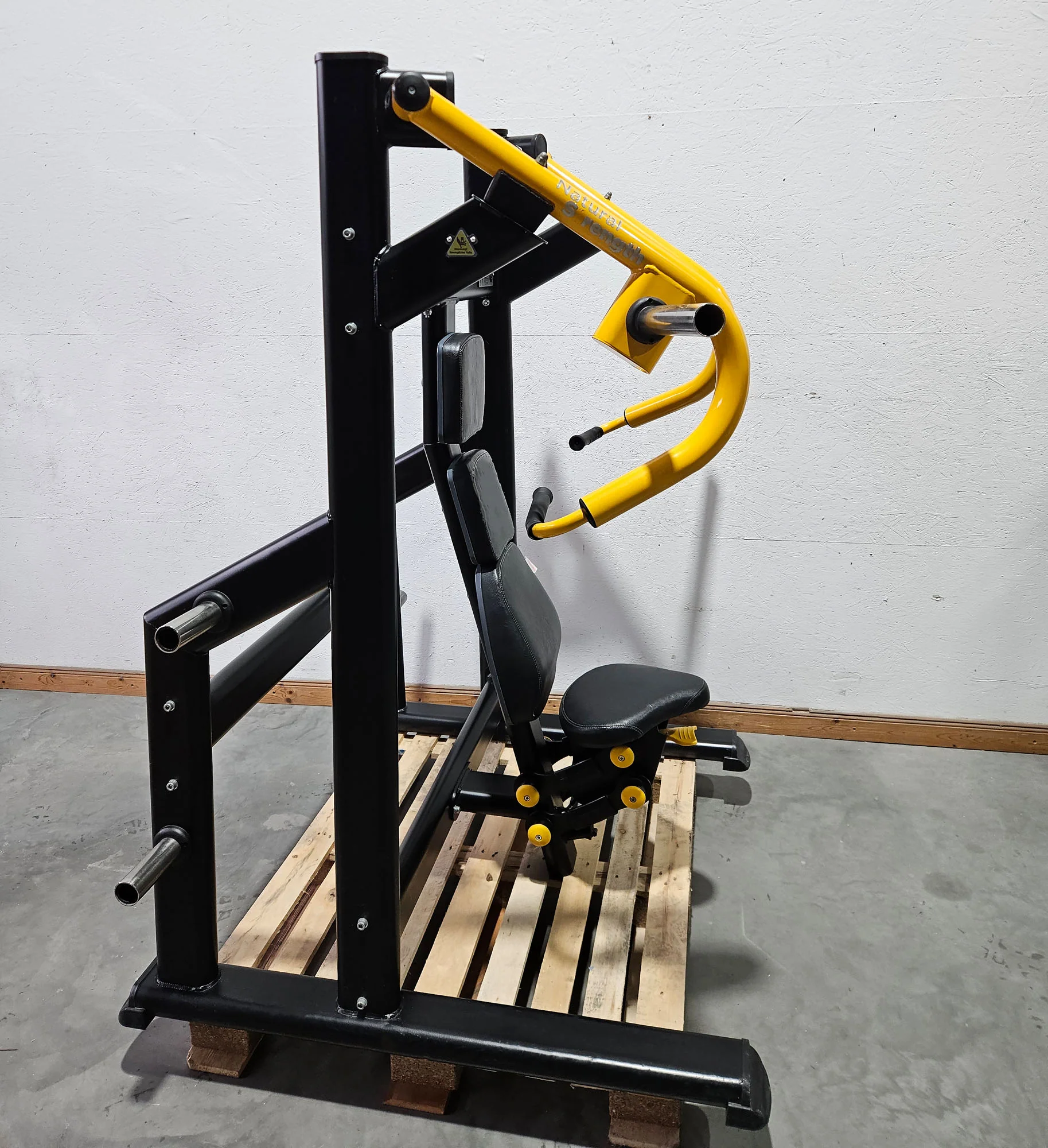 Master Sport Plate loaded Set, 14 Kraftgeräte, Farbe Schwarz/Anthrazit und Gelb, gebraucht - geprüfter Zustand - Image 10