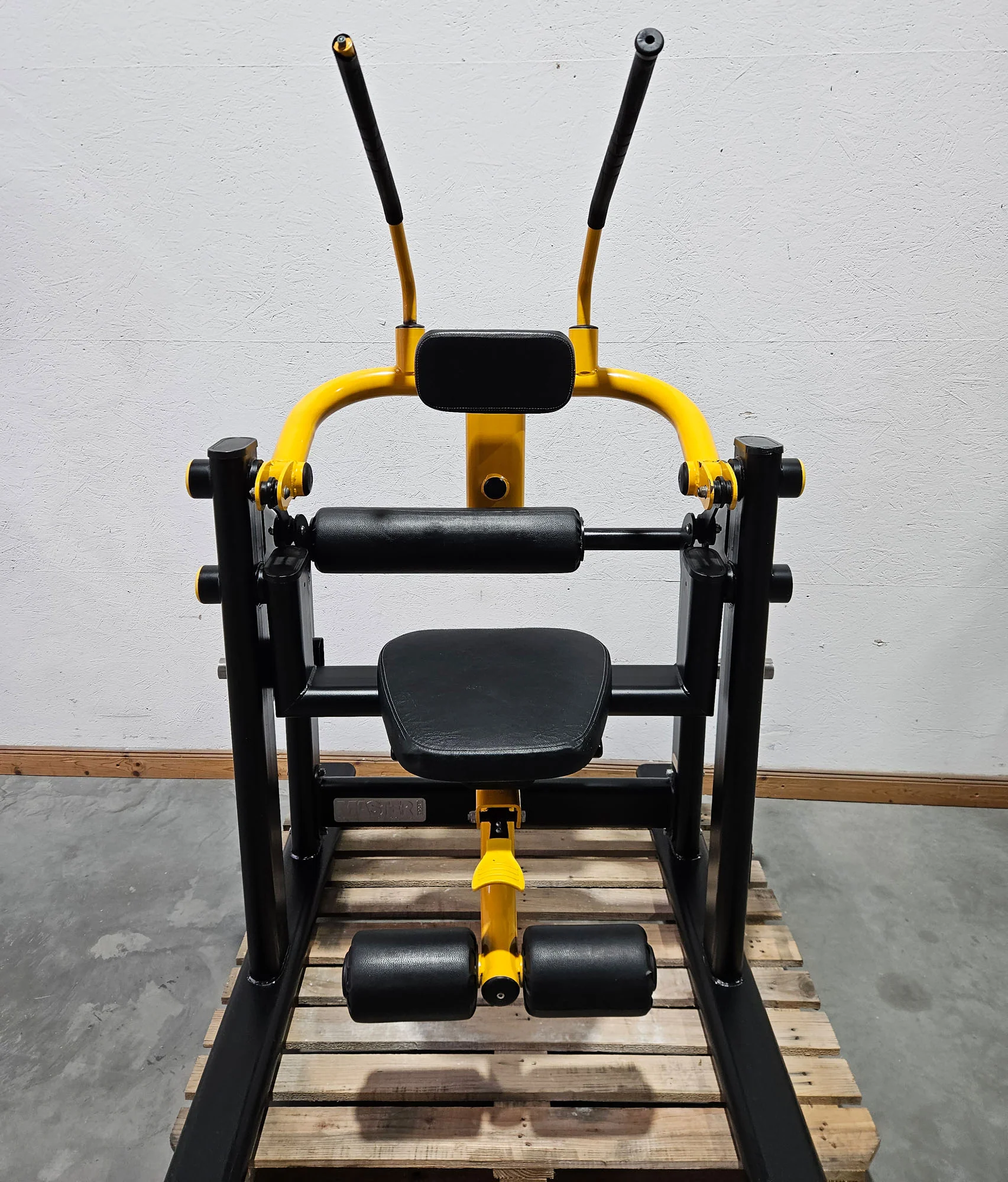 Master Sport Plate loaded Set, 14 Kraftgeräte, Farbe Schwarz/Anthrazit und Gelb, gebraucht - geprüfter Zustand - Image 23