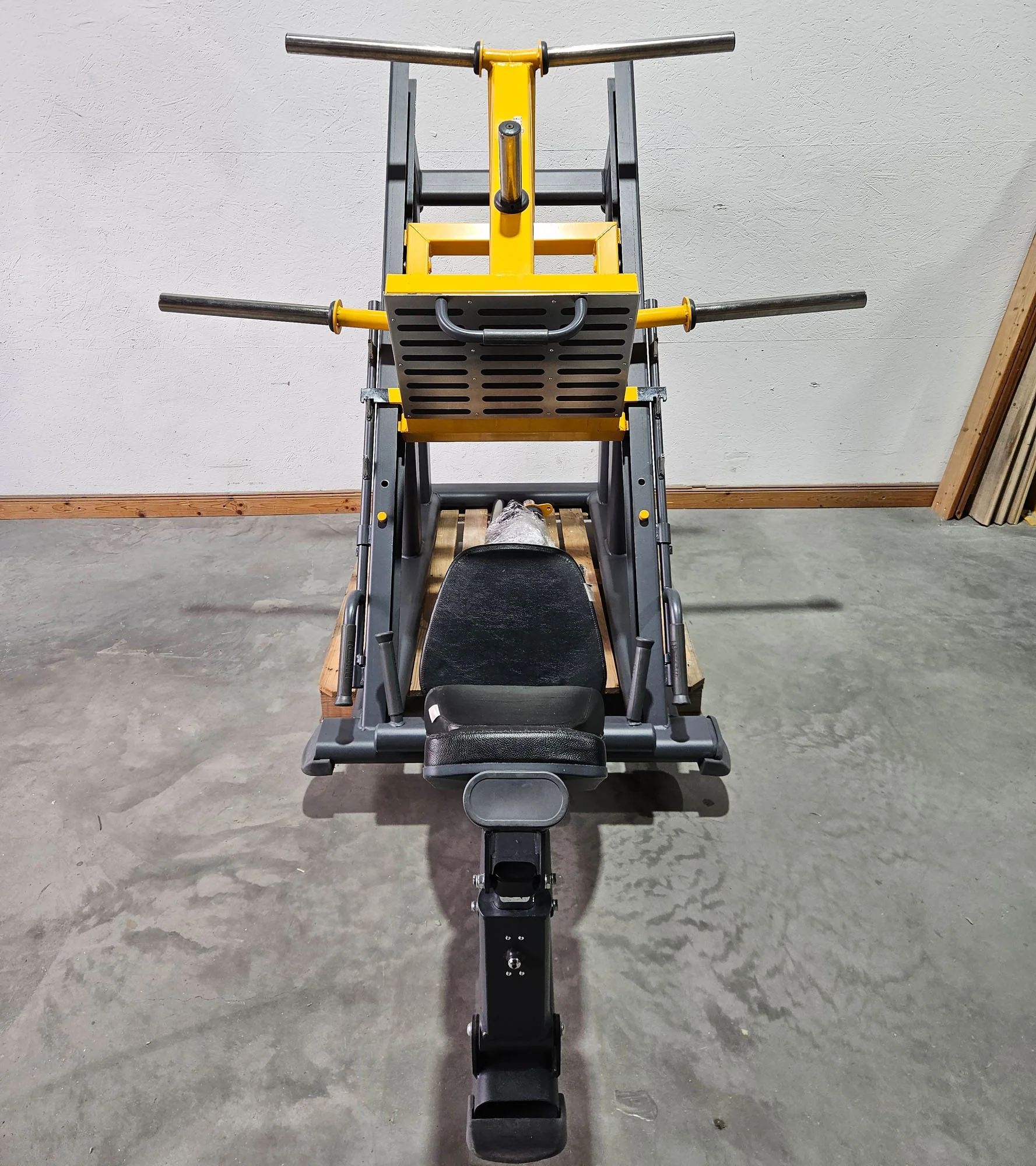 Master Sport Plate loaded Set, 14 Kraftgeräte, Farbe Schwarz/Anthrazit und Gelb, gebraucht - geprüfter Zustand - Image 26