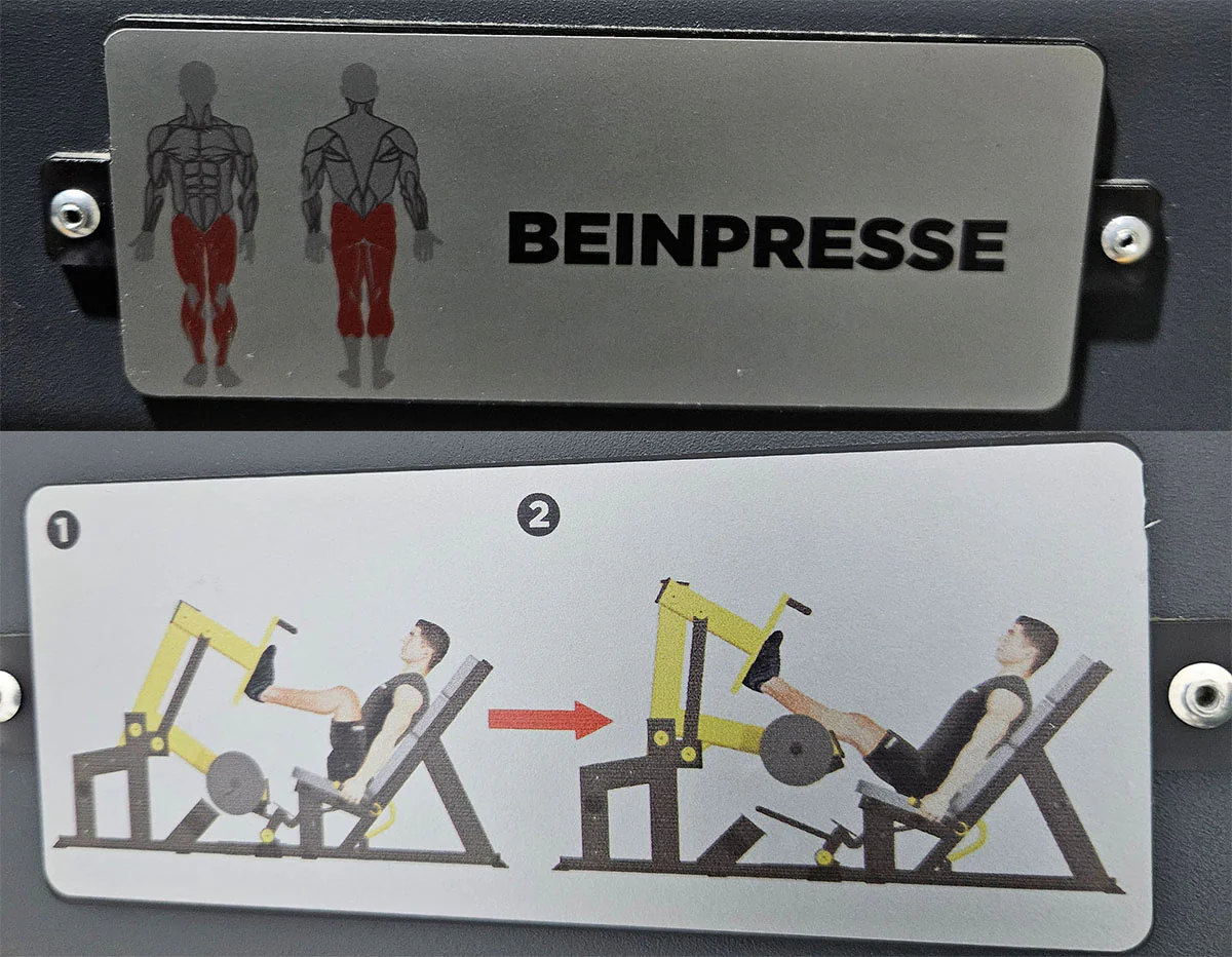 Master Sport Plate loaded Set, 14 Kraftgeräte, Farbe Schwarz/Anthrazit und Gelb, gebraucht - geprüfter Zustand - Image 30