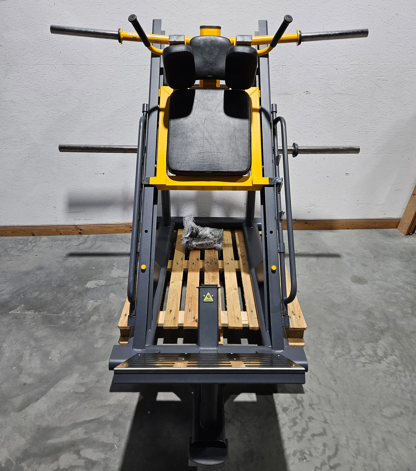 Master Sport Plate loaded Set, 14 Kraftgeräte, Farbe Schwarz/Anthrazit und Gelb, gebraucht - geprüfter Zustand - Image 32
