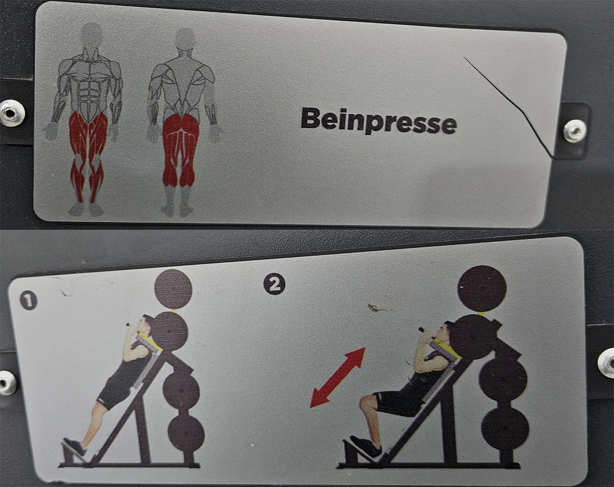 Master Sport Plate loaded Set, 14 Kraftgeräte, Farbe Schwarz/Anthrazit und Gelb, gebraucht - geprüfter Zustand - Image 33