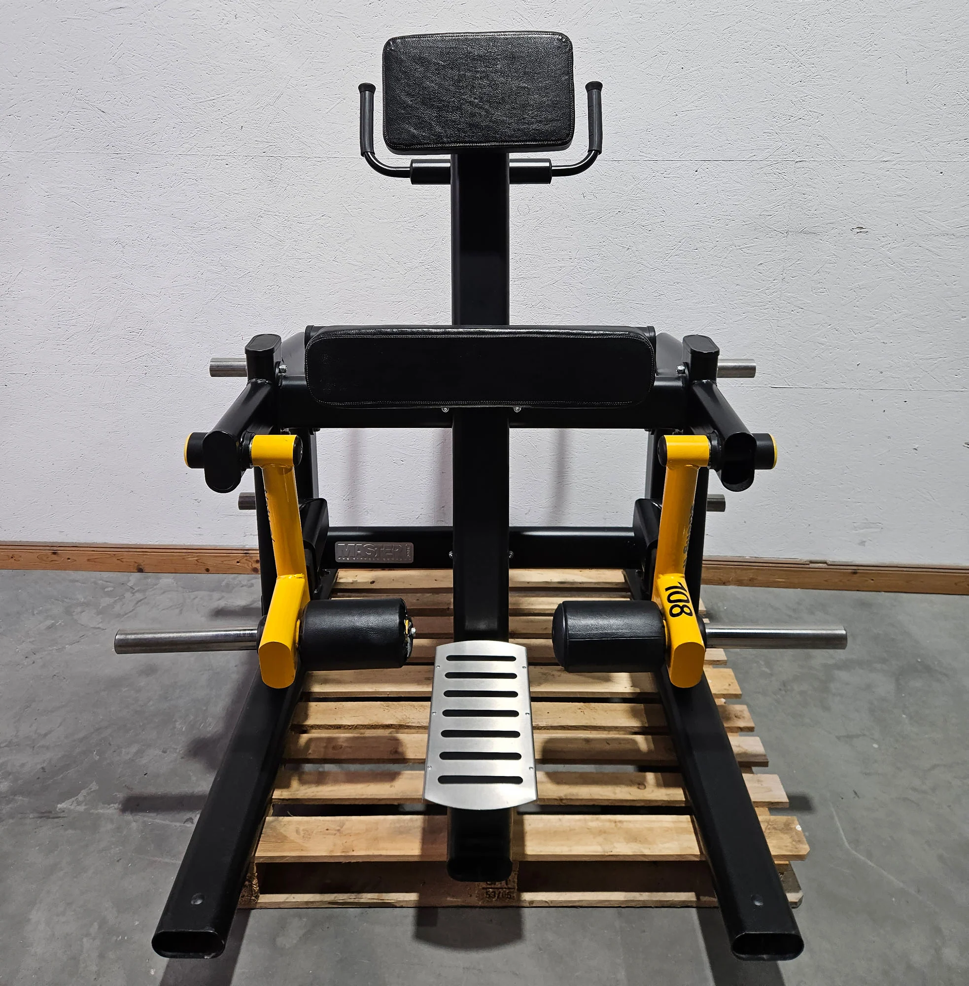 Master Sport Plate loaded Set, 14 Kraftgeräte, Farbe Schwarz/Anthrazit und Gelb, gebraucht - geprüfter Zustand - Image 35