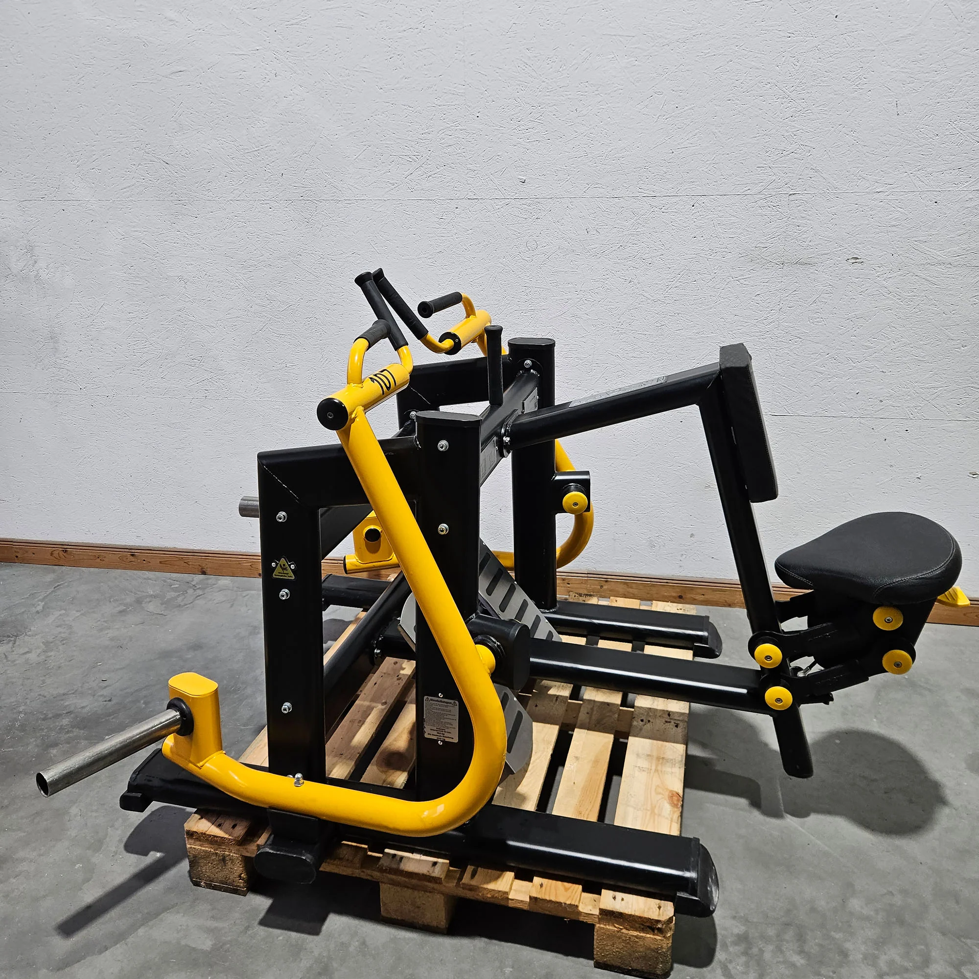 Master Sport Plate loaded Set, 14 Kraftgeräte, Farbe Schwarz/Anthrazit und Gelb, gebraucht - geprüfter Zustand - Image 4