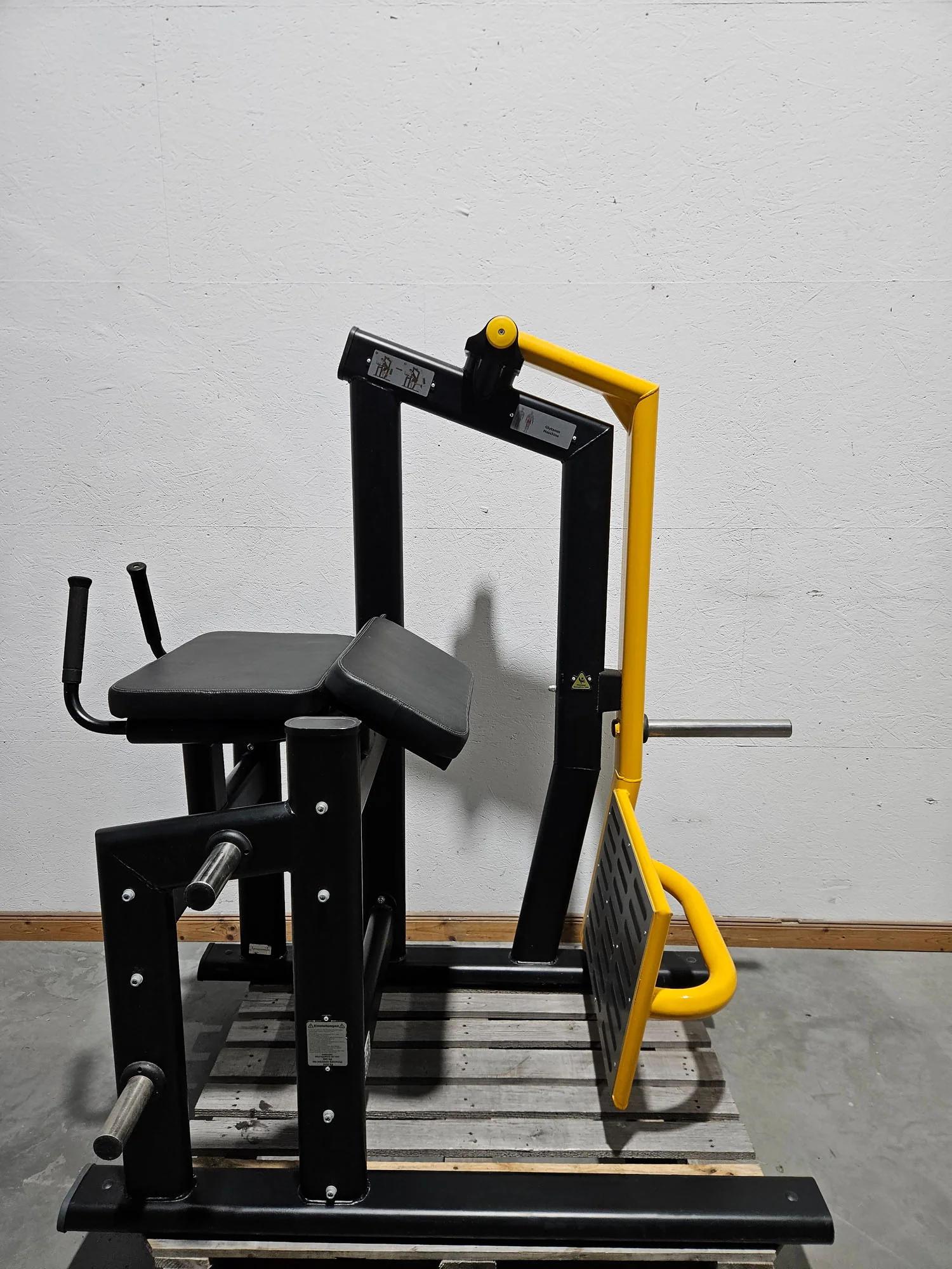 Master Sport Plate loaded Set, 14 Kraftgeräte, Farbe Schwarz/Anthrazit und Gelb, gebraucht - geprüfter Zustand - Image 40