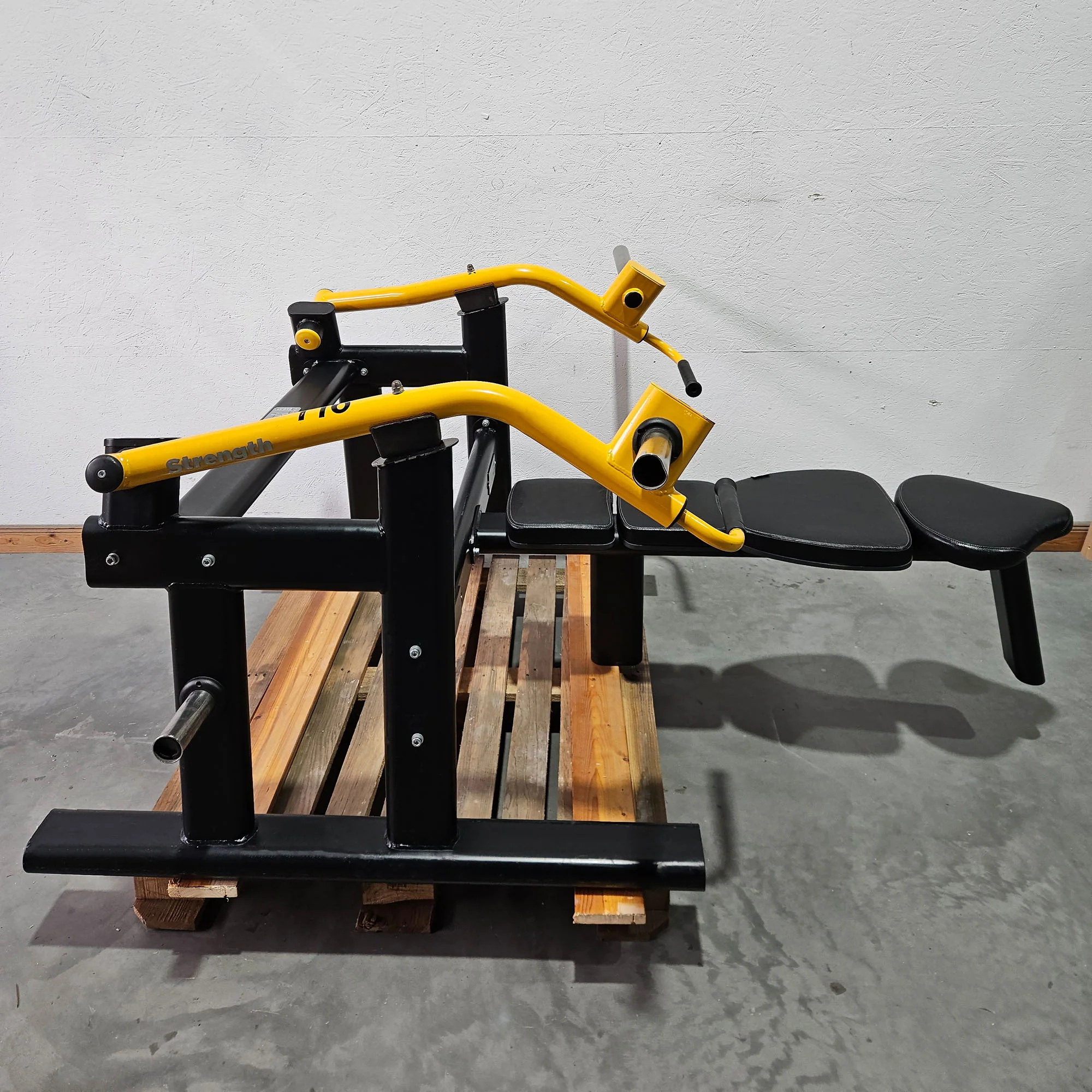 Master Sport Plate loaded Set, 14 Kraftgeräte, Farbe Schwarz/Anthrazit und Gelb, gebraucht - geprüfter Zustand - Image 7