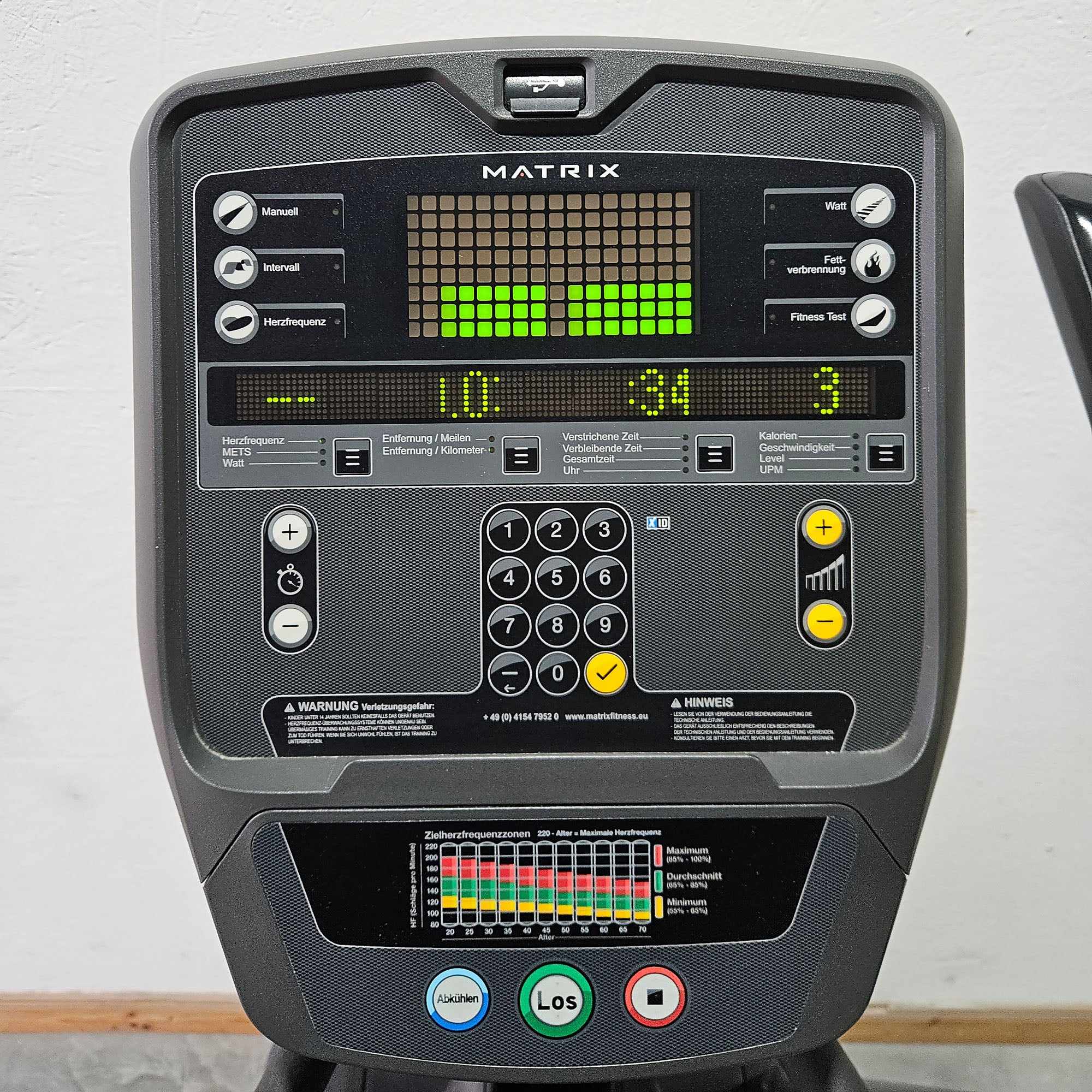 Matrix A3X bzw E3X Crosstrainer, Ascent Trainer, Suspension Elliptical Trainer, LED Display, Farbe Silber, gebraucht - überholter Zustand - Image 7