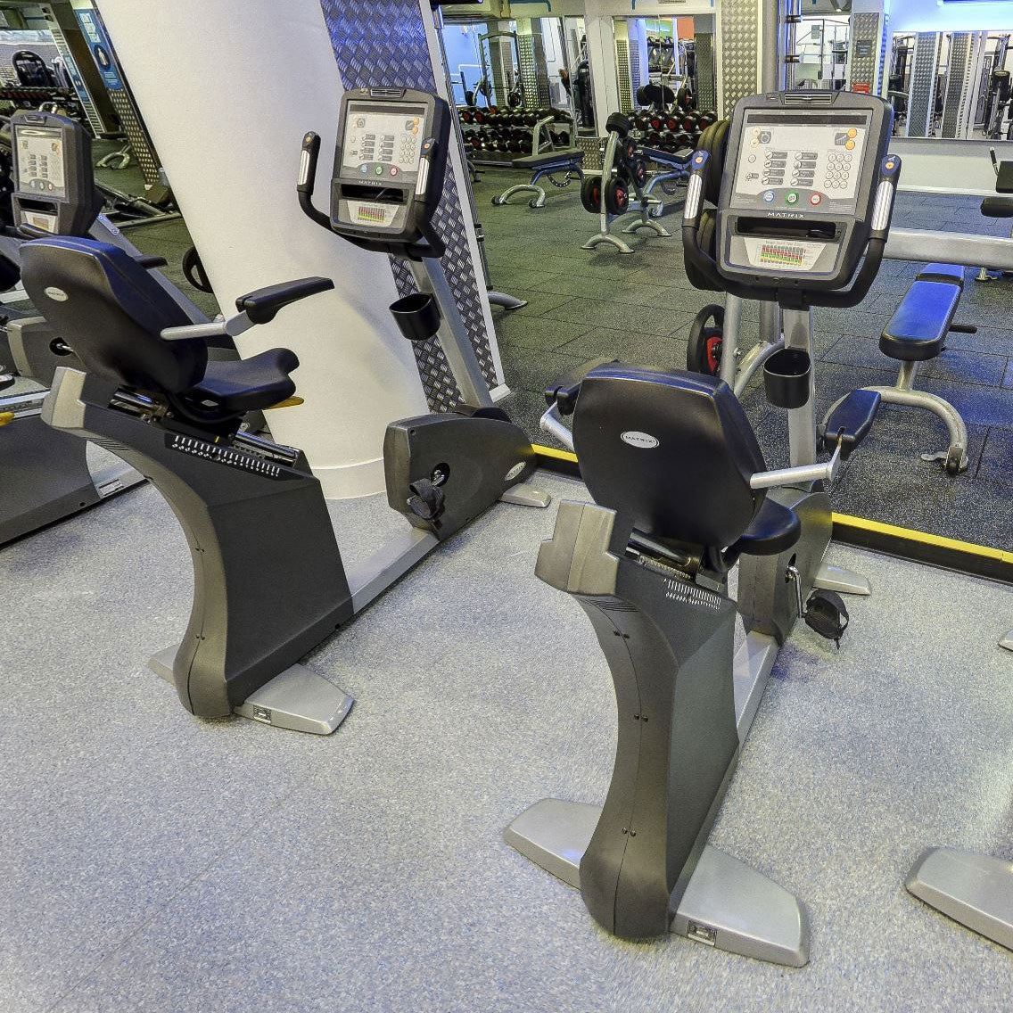 Matrix H5x Hybrid Bike Ergometer, Cycle mit Rückenlehne, Neues Modell, gebraucht - überholter Zustand - Image 9
