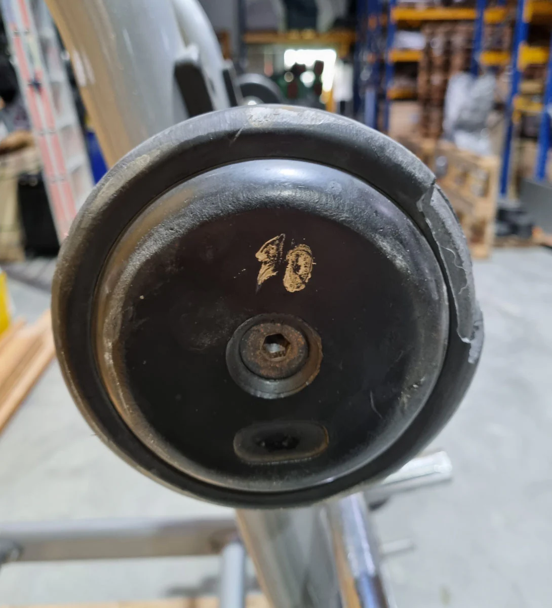 Matrix Langhantelablage für 10 Langhanteln inkl. 9 Kompakthanteln, Ähnlich SZ Hanteln, gebrauchter Zustand - Image 6