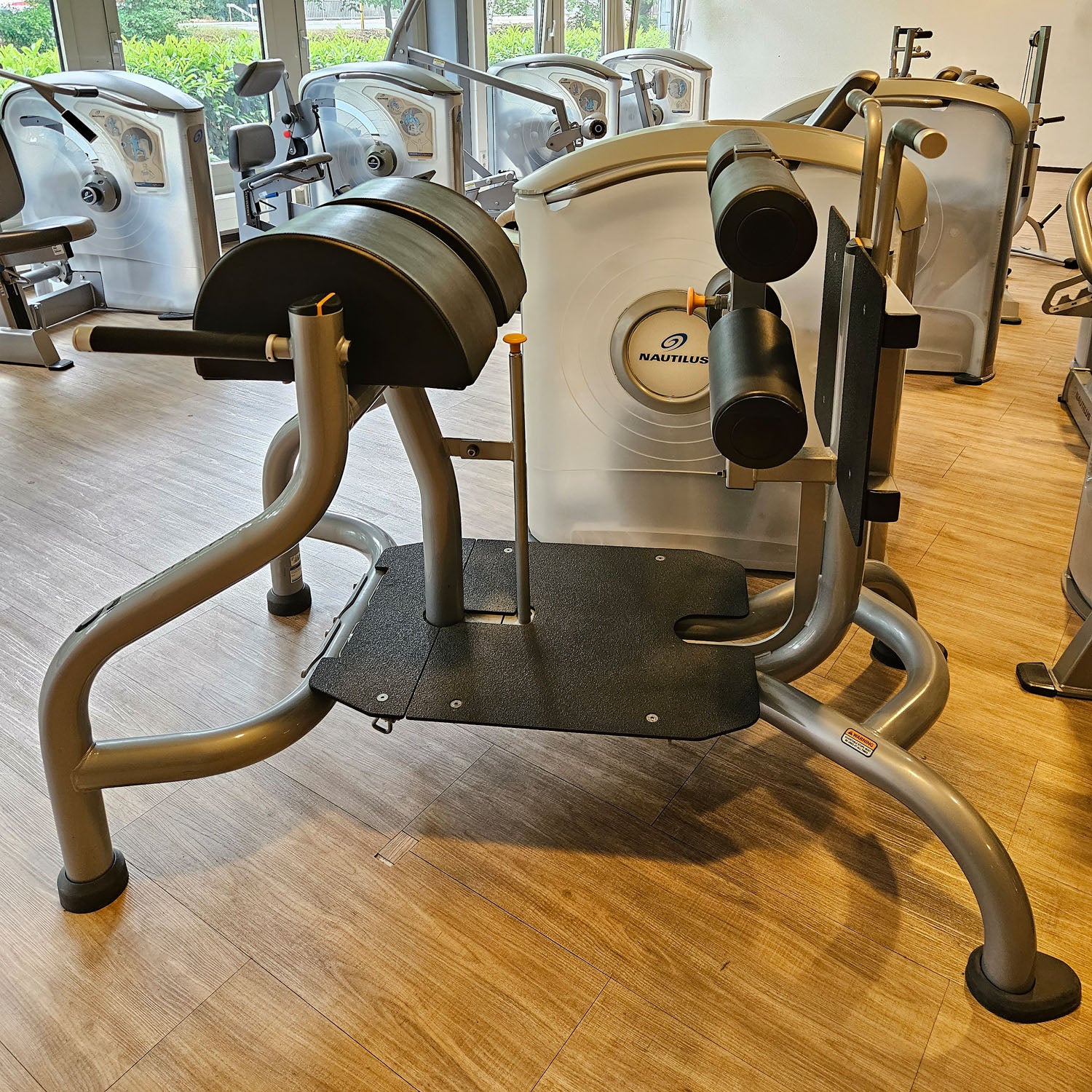 Matrix Magnum Glute Ham Bench MG-A96, Bank für unteren Rücken, Bauch, Beine und Po Training, Rahmenfarbe Silber, gebraucht - überholter Zustand - Image 4