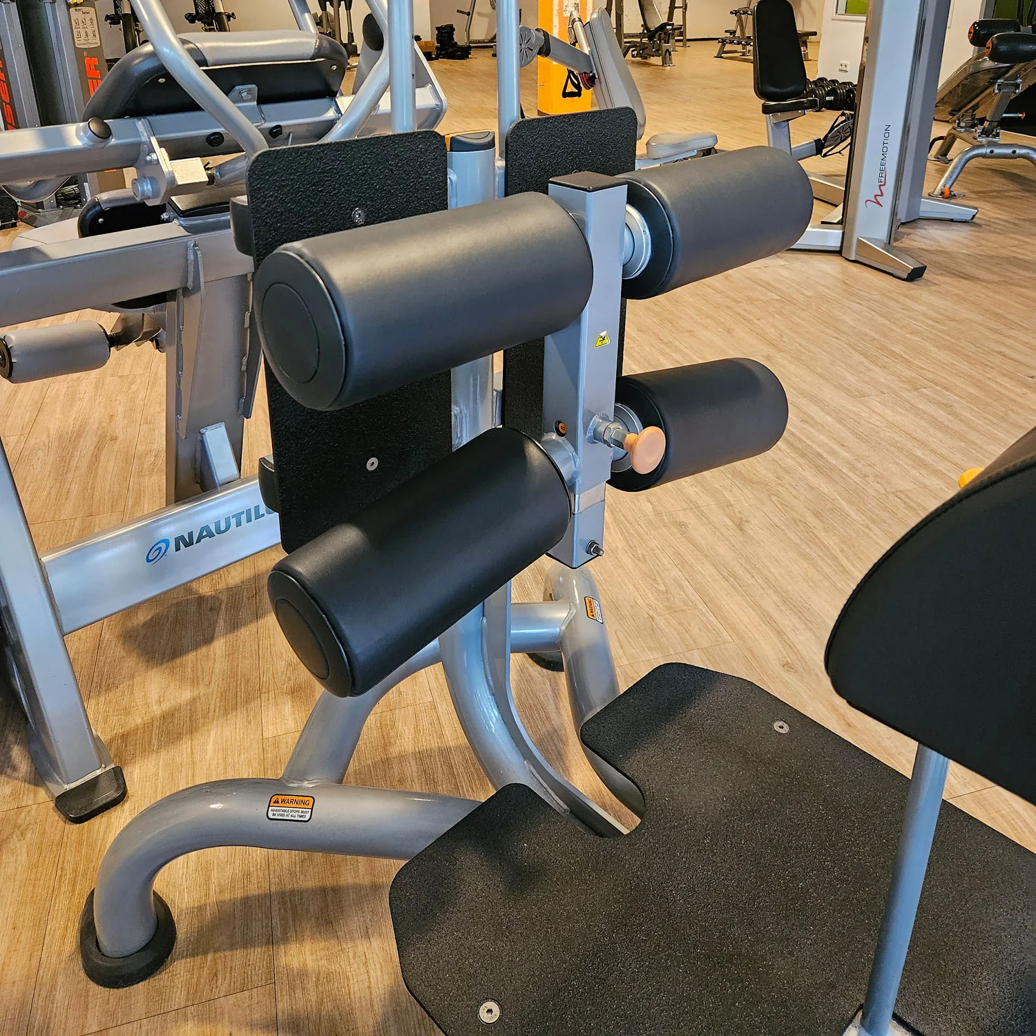 Matrix Magnum Glute Ham Bench MG-A96, Bank für unteren Rücken, Bauch, Beine und Po Training, Rahmenfarbe Silber, gebraucht - überholter Zustand - Image 7