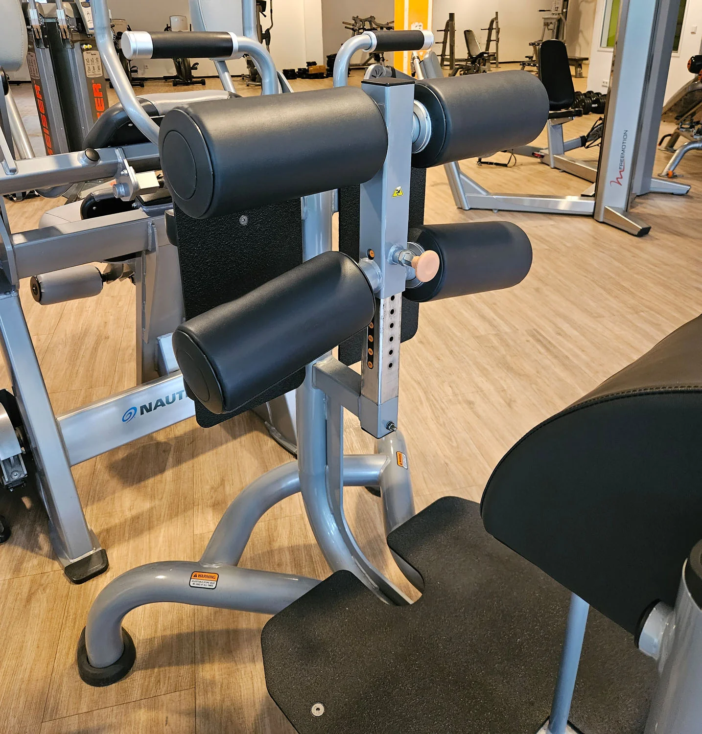 Matrix Magnum Glute Ham Bench MG-A96, Bank für unteren Rücken, Bauch, Beine und Po Training, Rahmenfarbe Silber, gebraucht - überholter Zustand - Image 8
