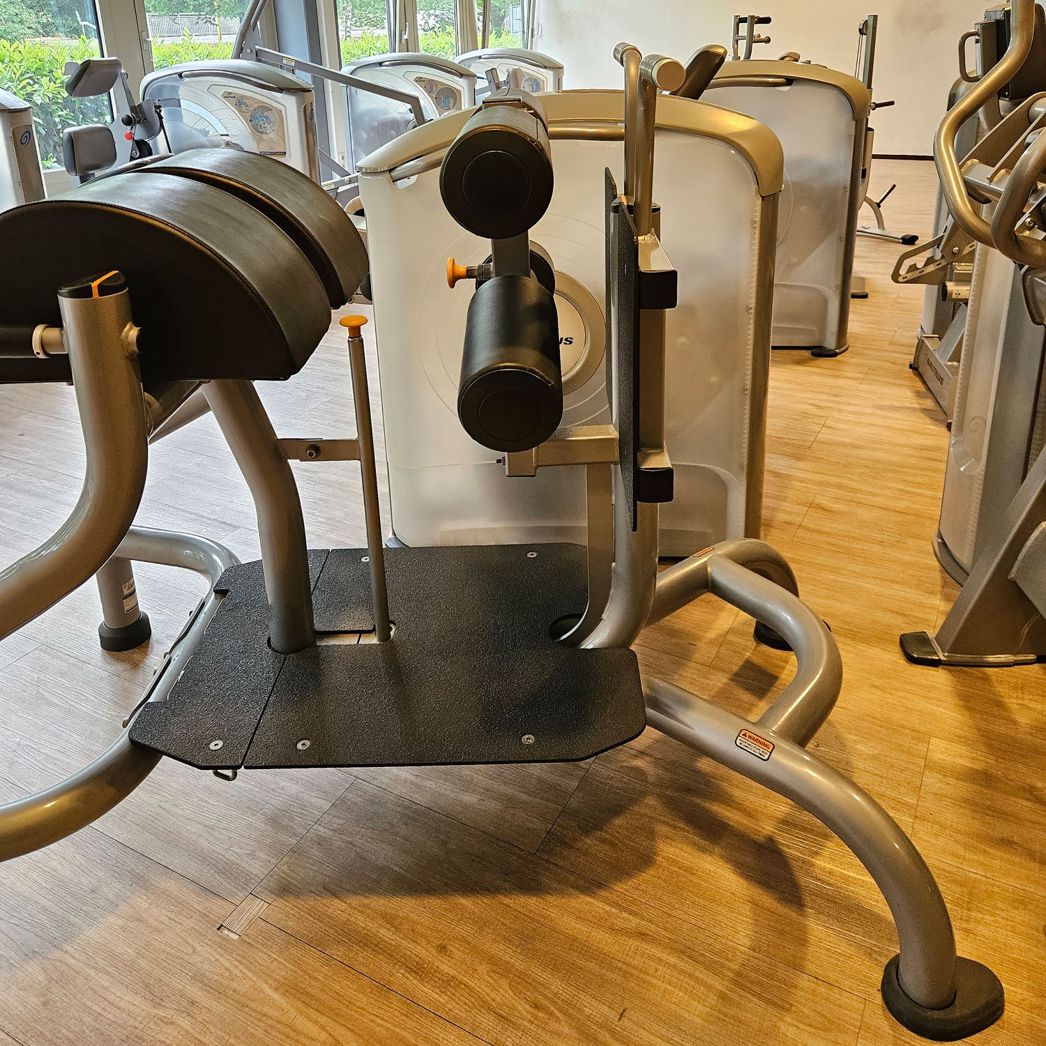 Matrix Magnum Glute Ham Bench MG-A96, Bank für unteren Rücken, Bauch, Beine und Po Training, Rahmenfarbe Silber, gebraucht - überholter Zustand - Image 9