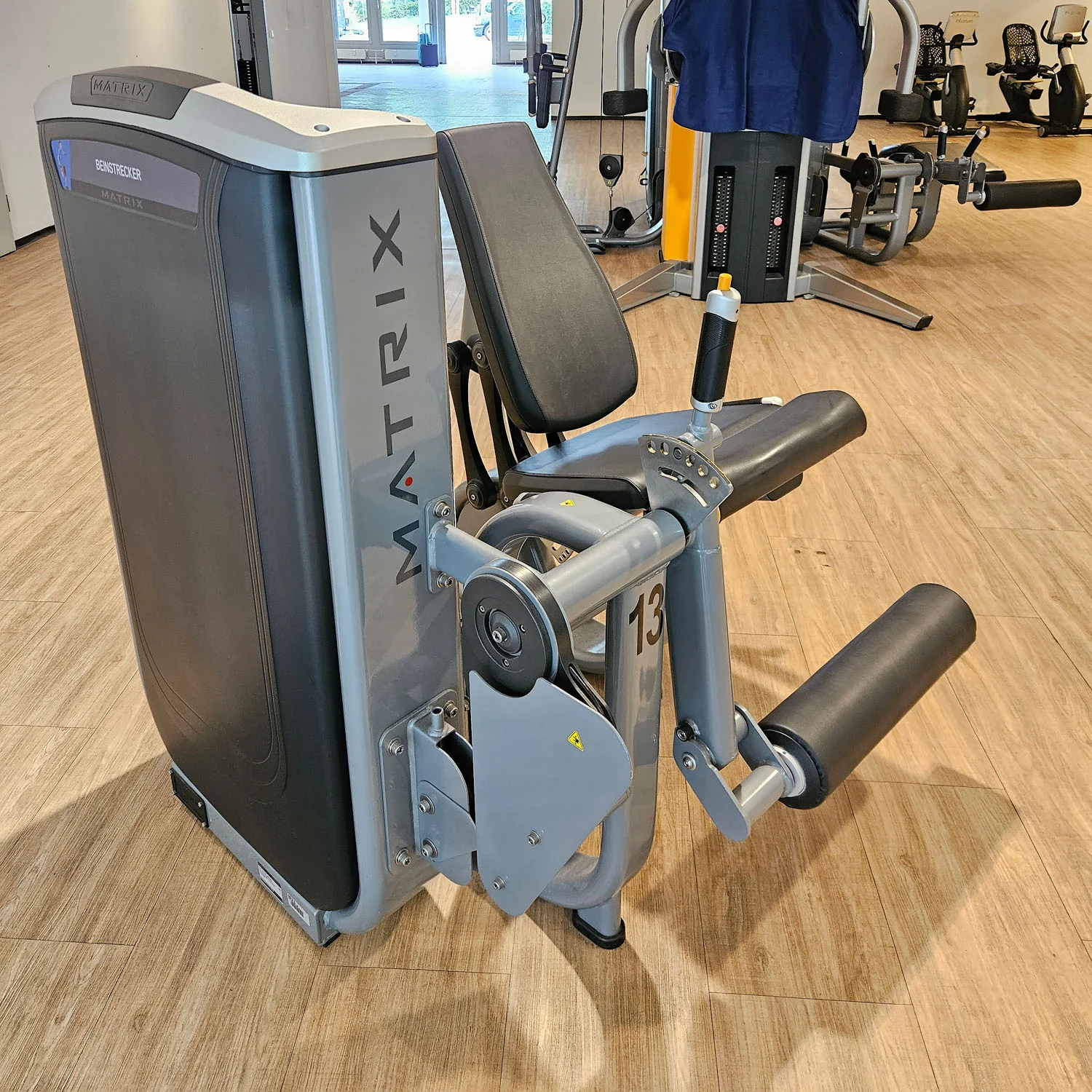 Matrix Ultra Leg Extension G7-S71, Beinstrecker sitzend, Rahmen Silber, gebraucht - überholter Zustand - Image 6