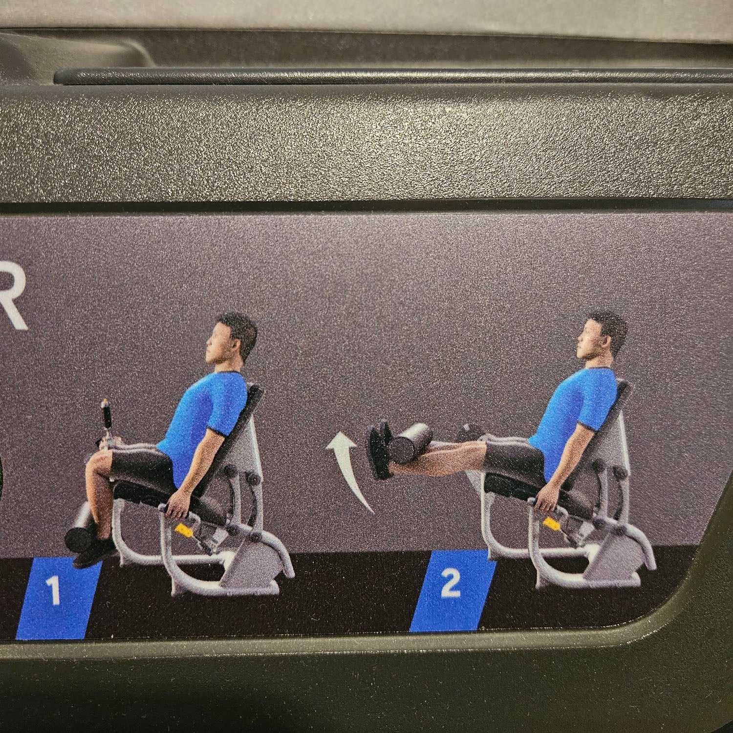 Matrix Ultra Leg Extension G7-S71, Beinstrecker sitzend, Rahmen Silber, gebraucht - überholter Zustand - Image 9
