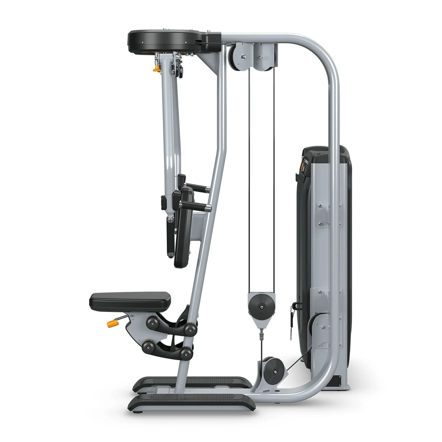 Matrix Ultra Pec Fly and Rear Delt G7-S22, Butterfly und Butterfly Reverse 2 in 1 Kombimaschine, Rahmen Silber, gebraucht - überholter Zustand - Image 6