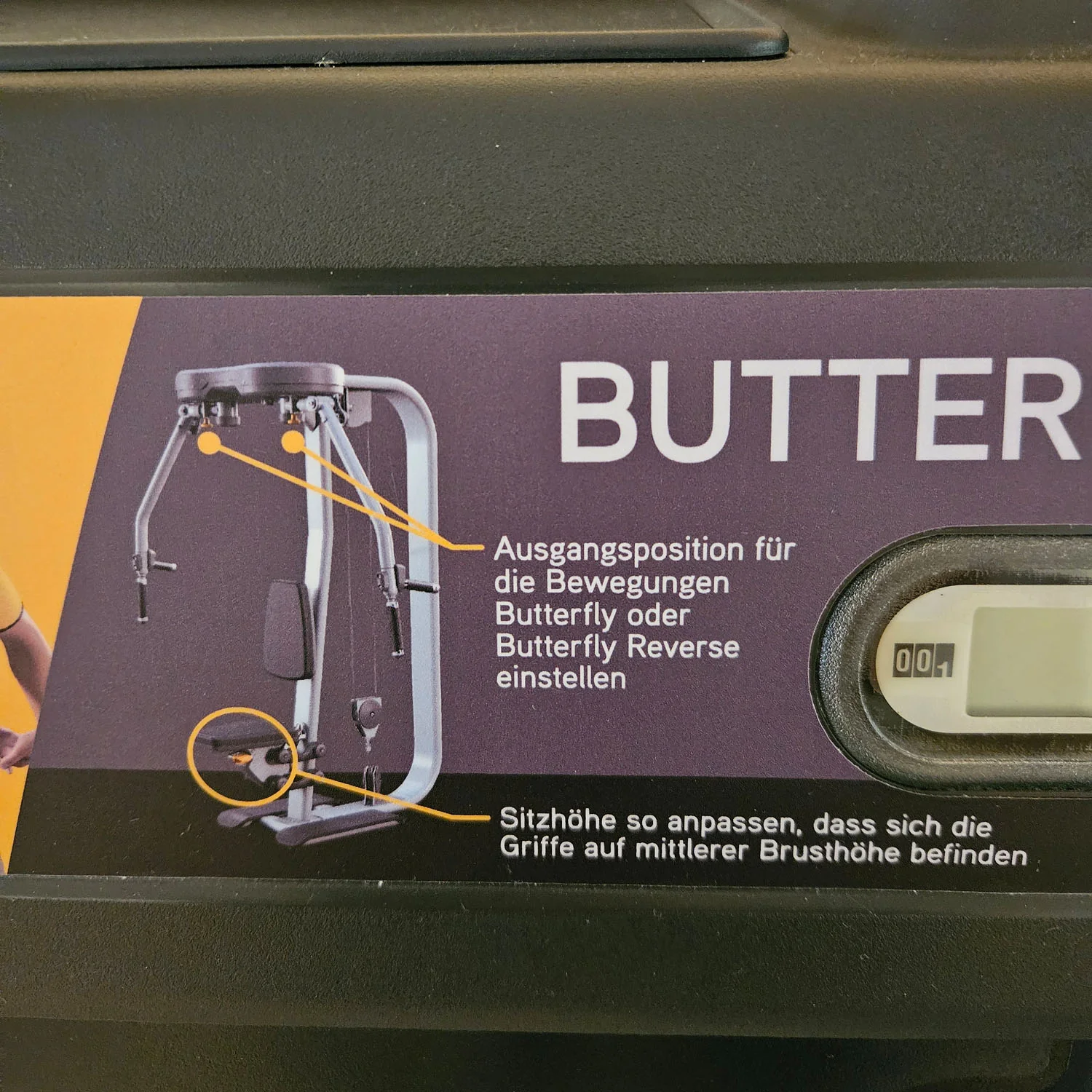 Matrix Ultra Pec Fly and Rear Delt G7-S22, Butterfly und Butterfly Reverse 2 in 1 Kombimaschine, Rahmen Silber, gebraucht - überholter Zustand - Image 9