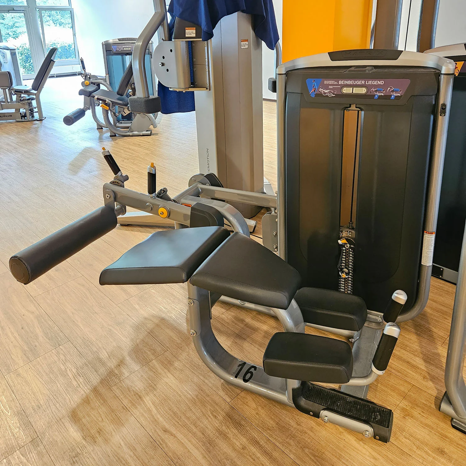 Matrix Ultra Prone Leg Curl G7-S73, Beinbeuger liegend, Rahmen Silber, gebraucht - überholter Zustand - Image 5