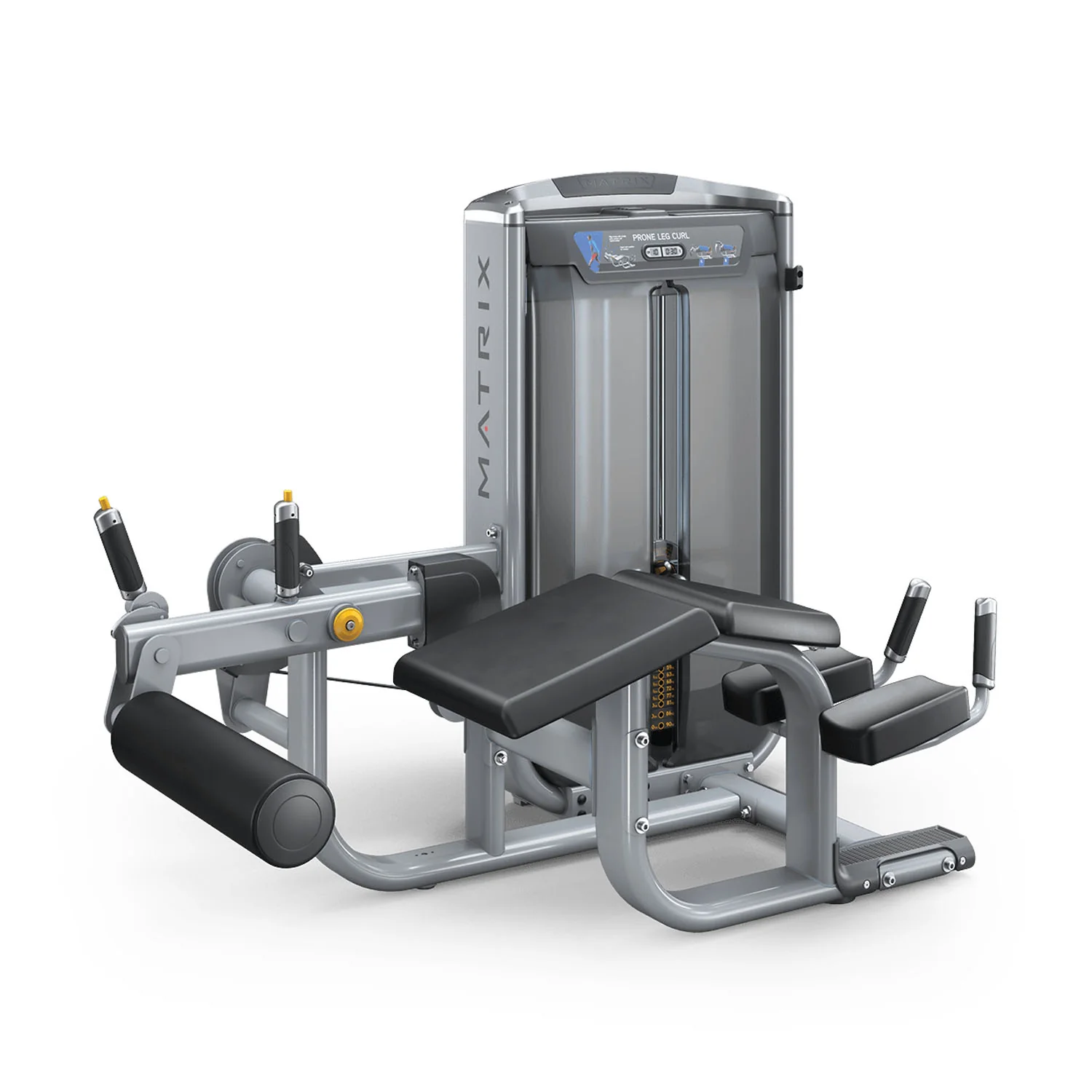 Matrix Ultra Prone Leg Curl G7-S73, Beinbeuger liegend, Rahmen Silber, gebraucht - überholter Zustand - Image 6