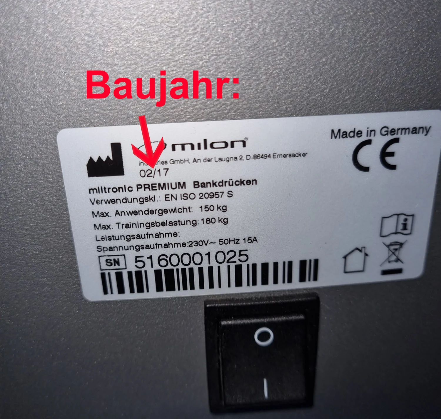 Milon 6er PREMIUM Kraft Zirkel, Baujahr 2017, Gehäuse in Anthrazit Stone, Polster Braun, inkl. LED Ampel, Top Zustand, gebraucht - überholt und Neuwertig - Image 19