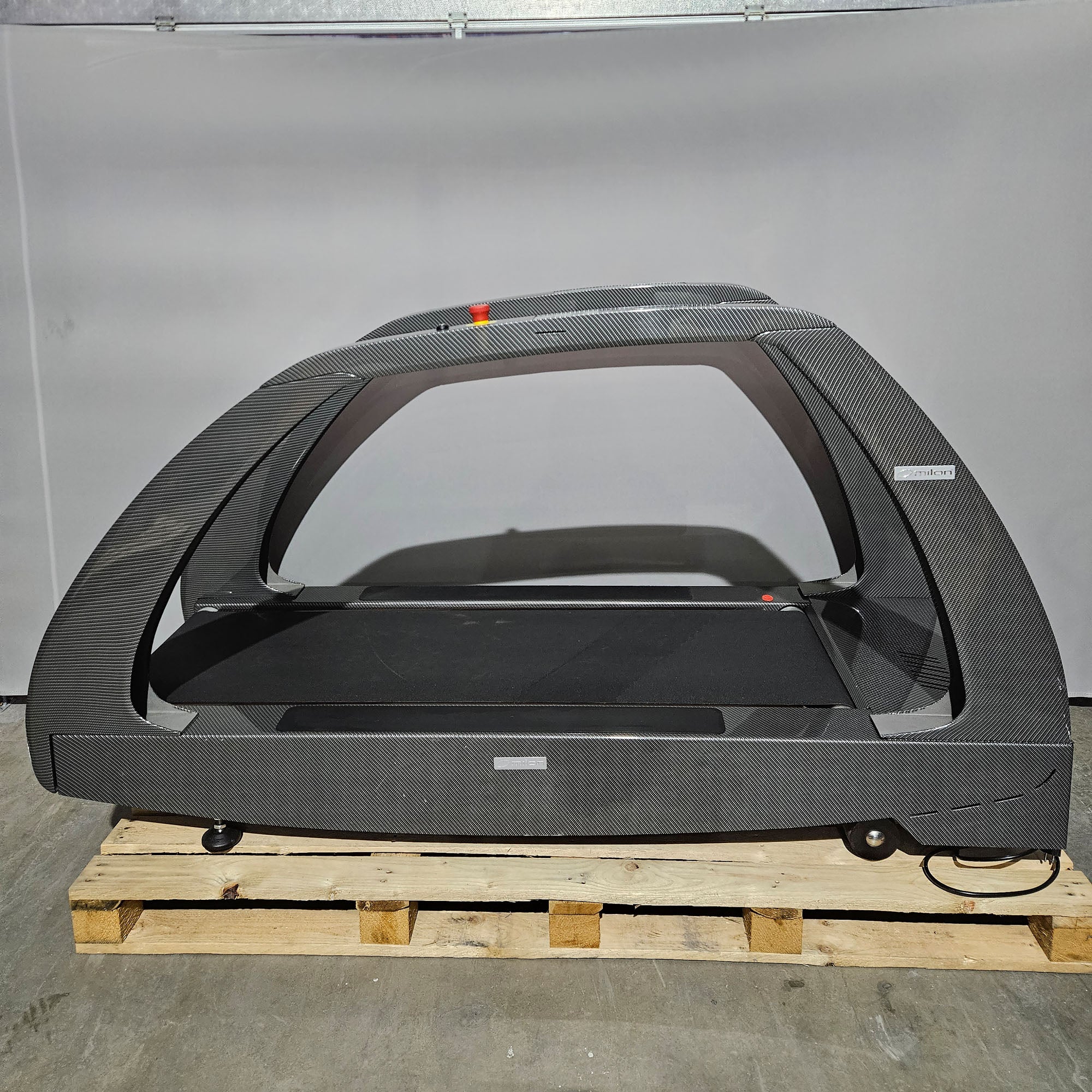 Milon Laufband Clubrunner, breite Ausführung, Farbe Carbon Schwarz, gebraucht - überholter Zustand - Image 3