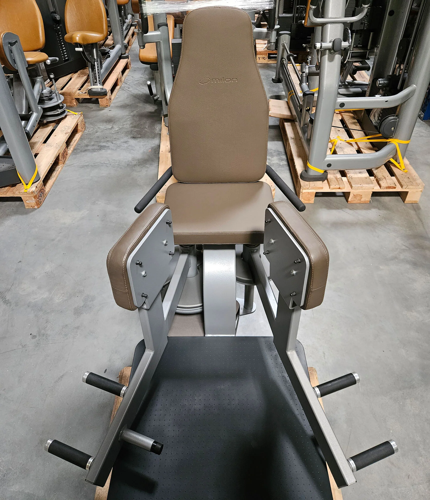 Milon Milcanic Adduktorenmaschine, Hip Adductor, Rahmenfarbe Silber, Verkleidung Anthrazit, gebraucht - überholter Zustand - Image 11