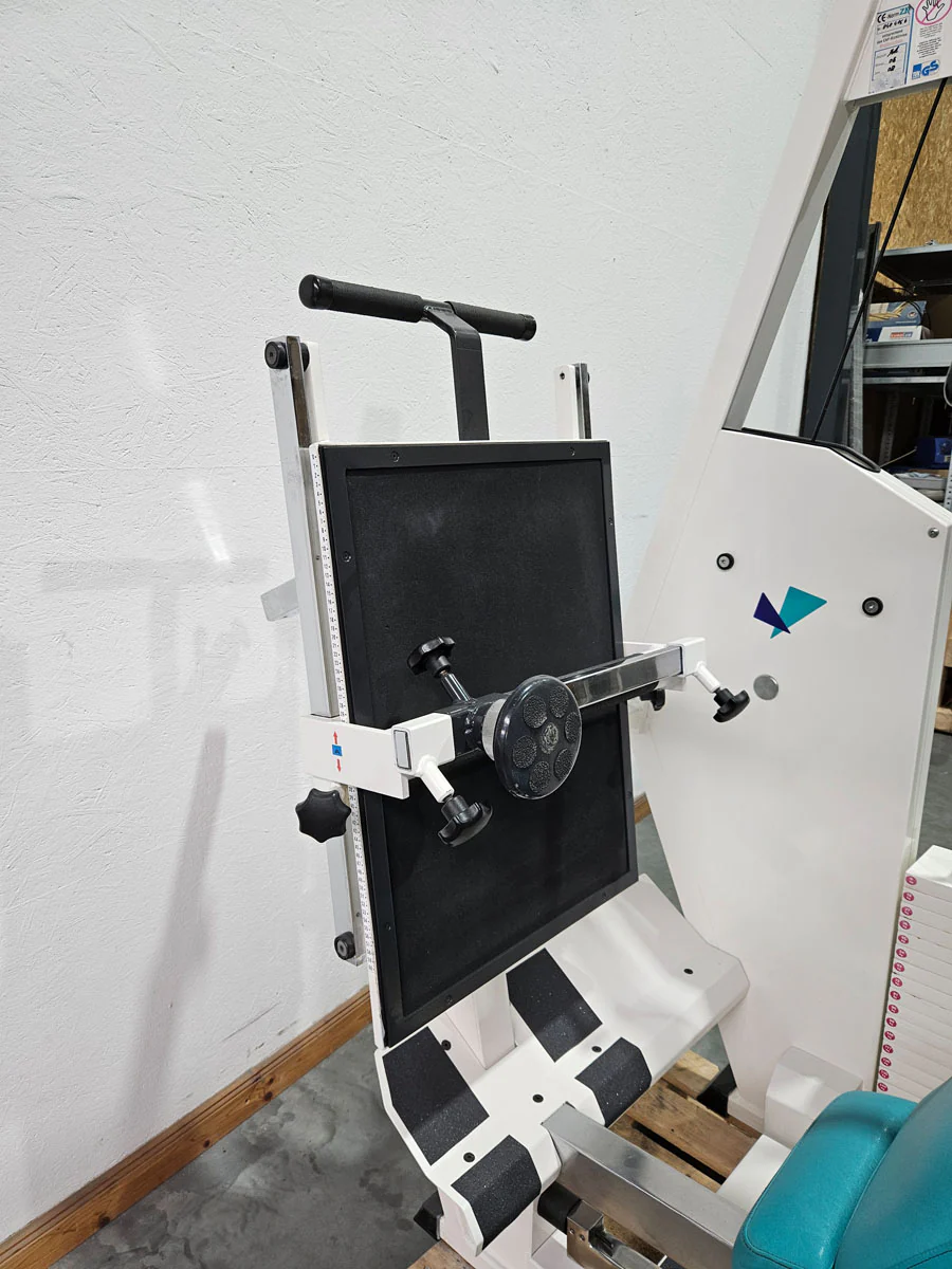 MKB Keller Funktionsstemme, Beinpresse verstellbar sitzend - liegend, Kippkreisel, 180kg Gewichtsblock, Farbe Weiß, gebraucht - überholter Zustand - Image 17
