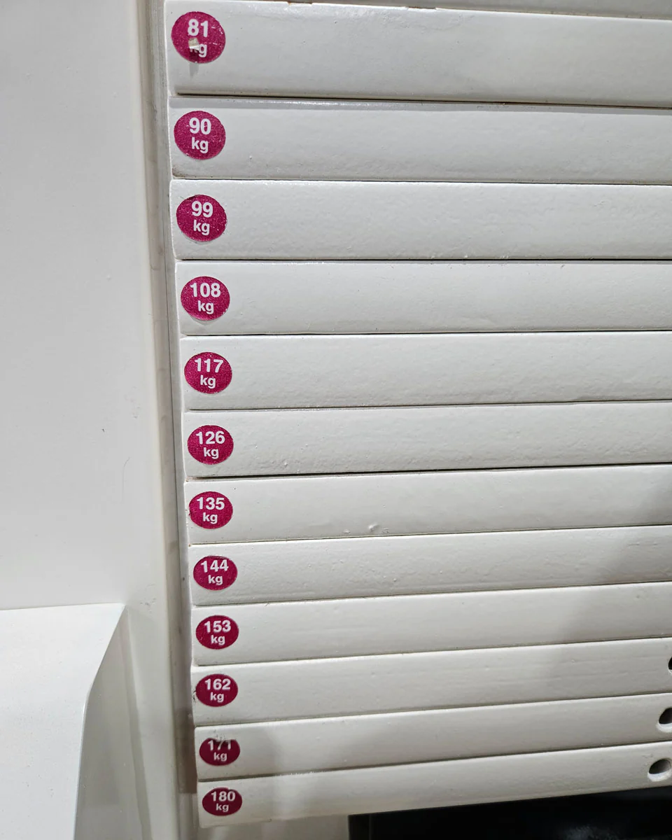 MKB Keller Funktionsstemme, Beinpresse verstellbar sitzend - liegend, Kippkreisel, 180kg Gewichtsblock, Farbe Weiß, gebraucht - überholter Zustand - Image 22