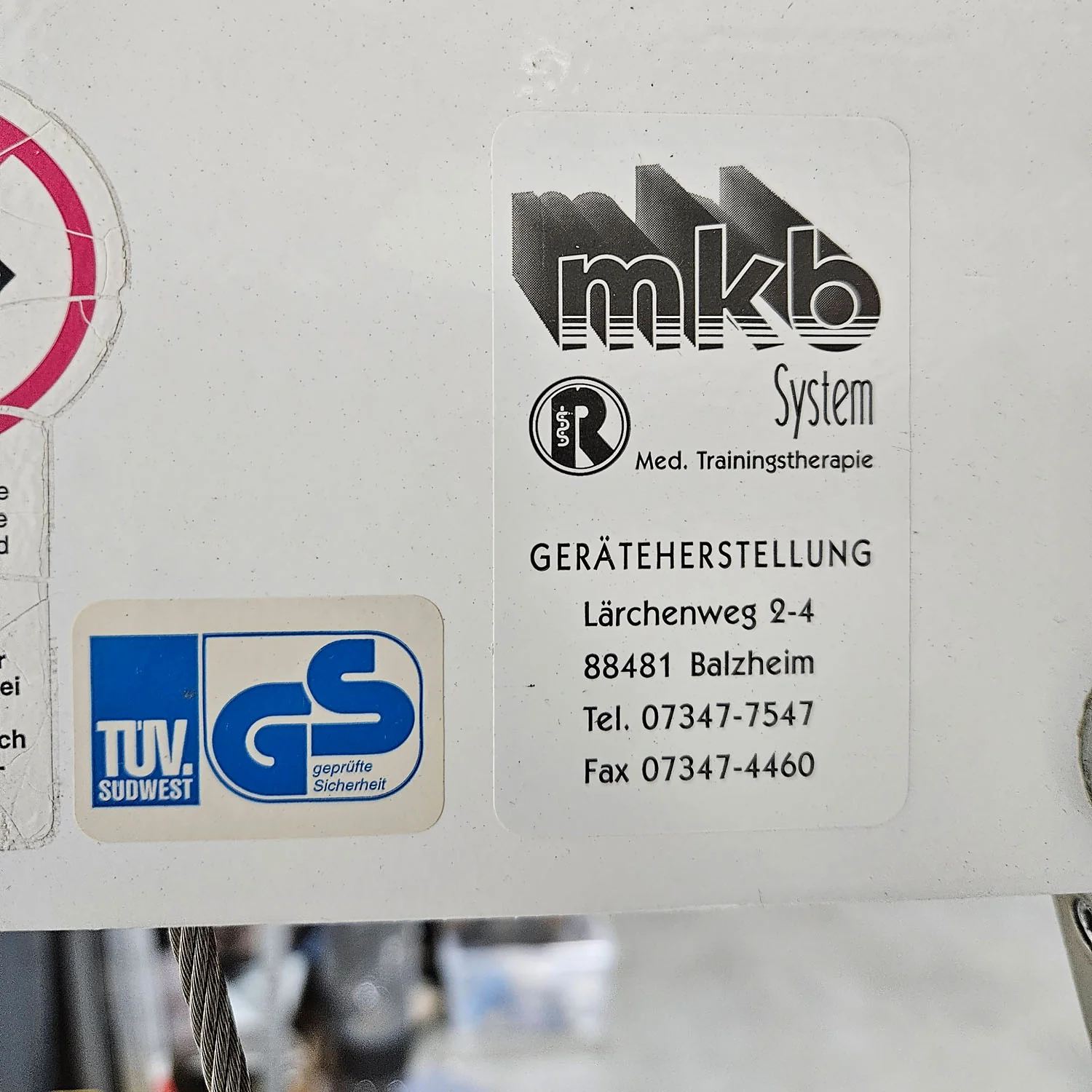 MKB Keller R14 Extensionstrainer, großer Rückenstrecker, sehr variabel einstellbar, Lower Back Machine, Hyperextension, Farbe Weiß, gebraucht - überholter Zustand - Image 15