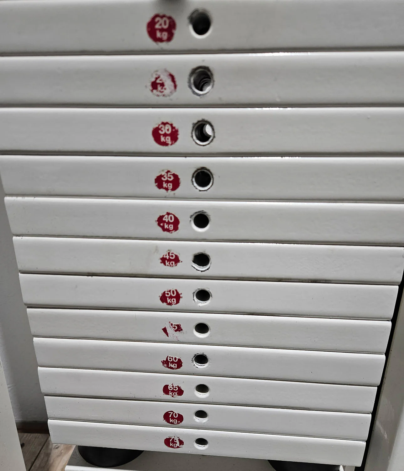 MKB Keller R14 Extensionstrainer, großer Rückenstrecker, sehr variabel einstellbar, Lower Back Machine, Hyperextension, Farbe Weiß, gebraucht - überholter Zustand - Image 16